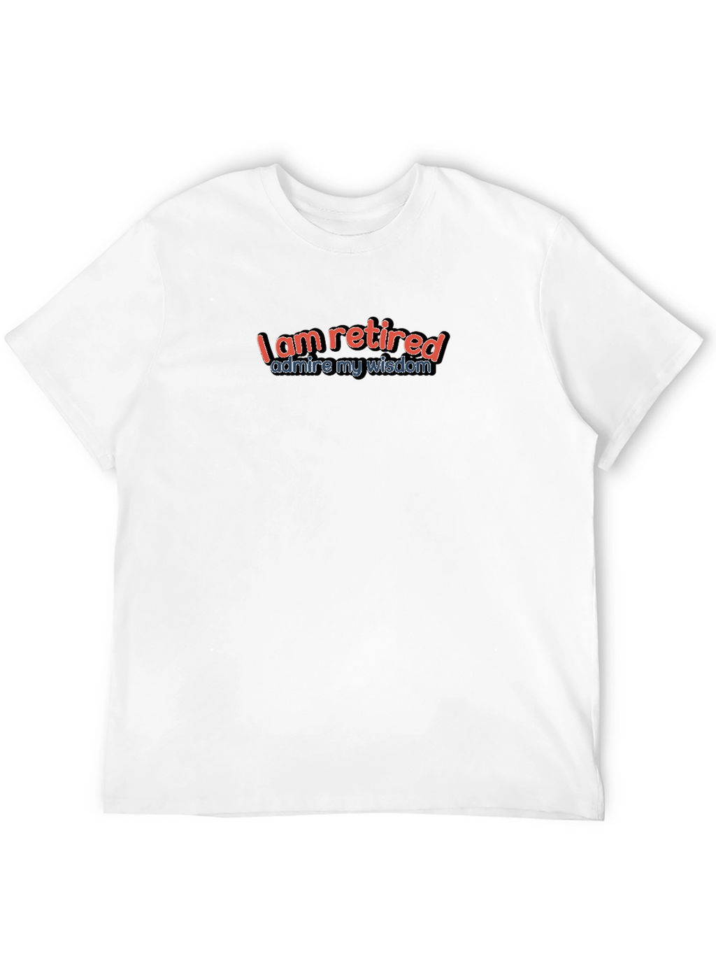 Retired Wisdom Black T-Shirt