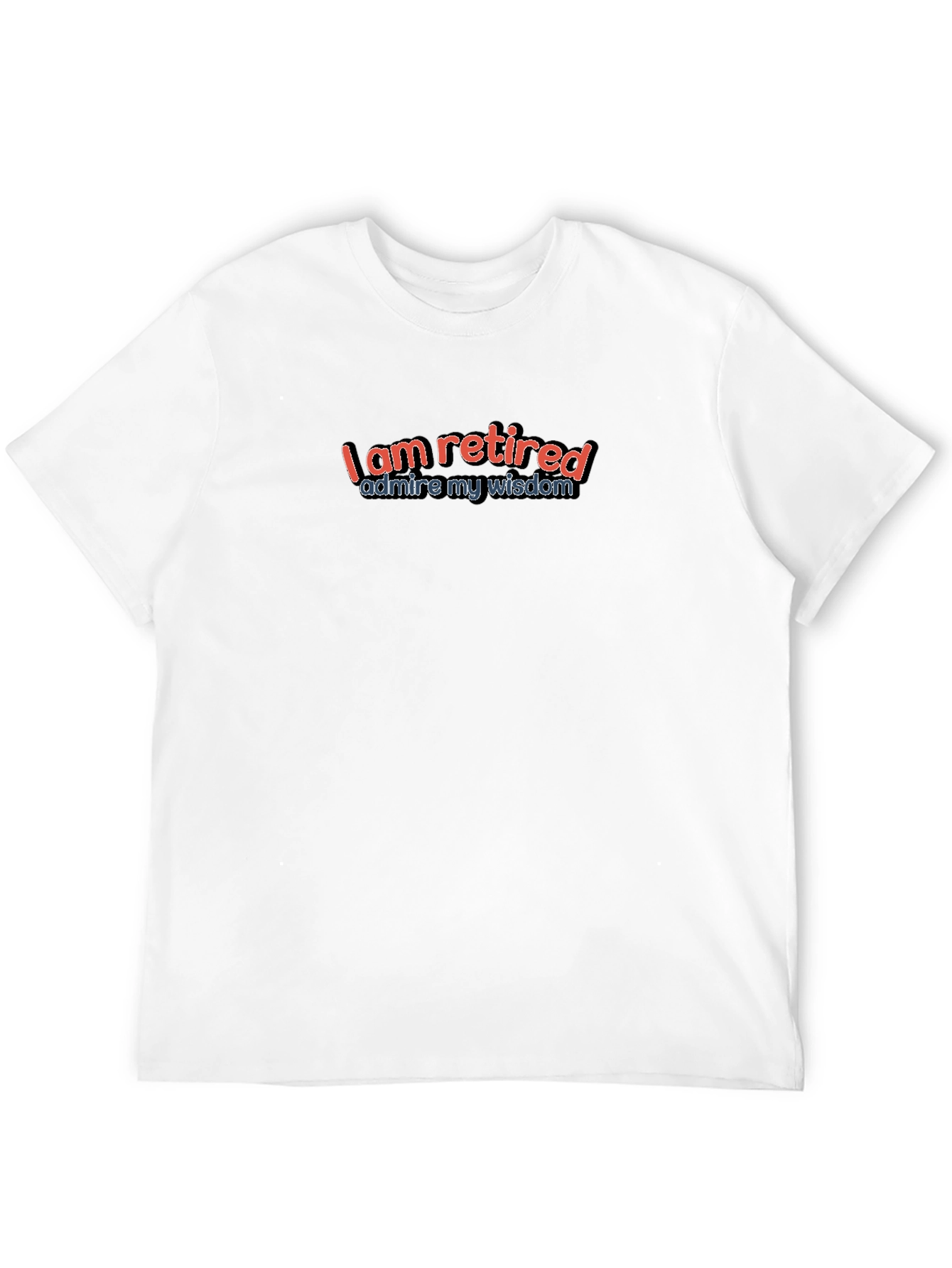 Retired Wisdom Black T-Shirt