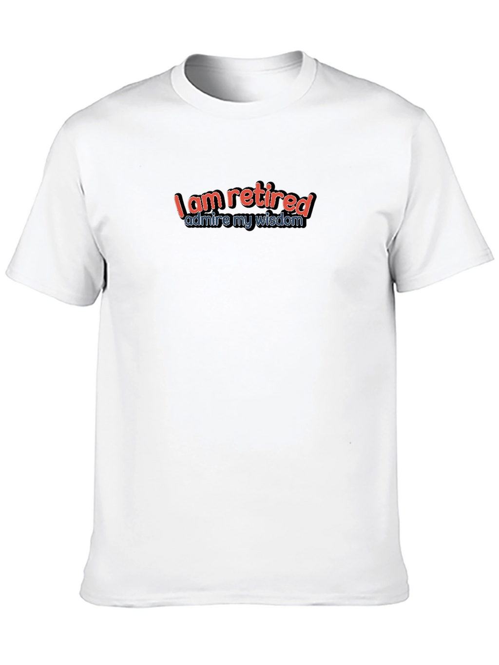 Retired Wisdom Black T-Shirt