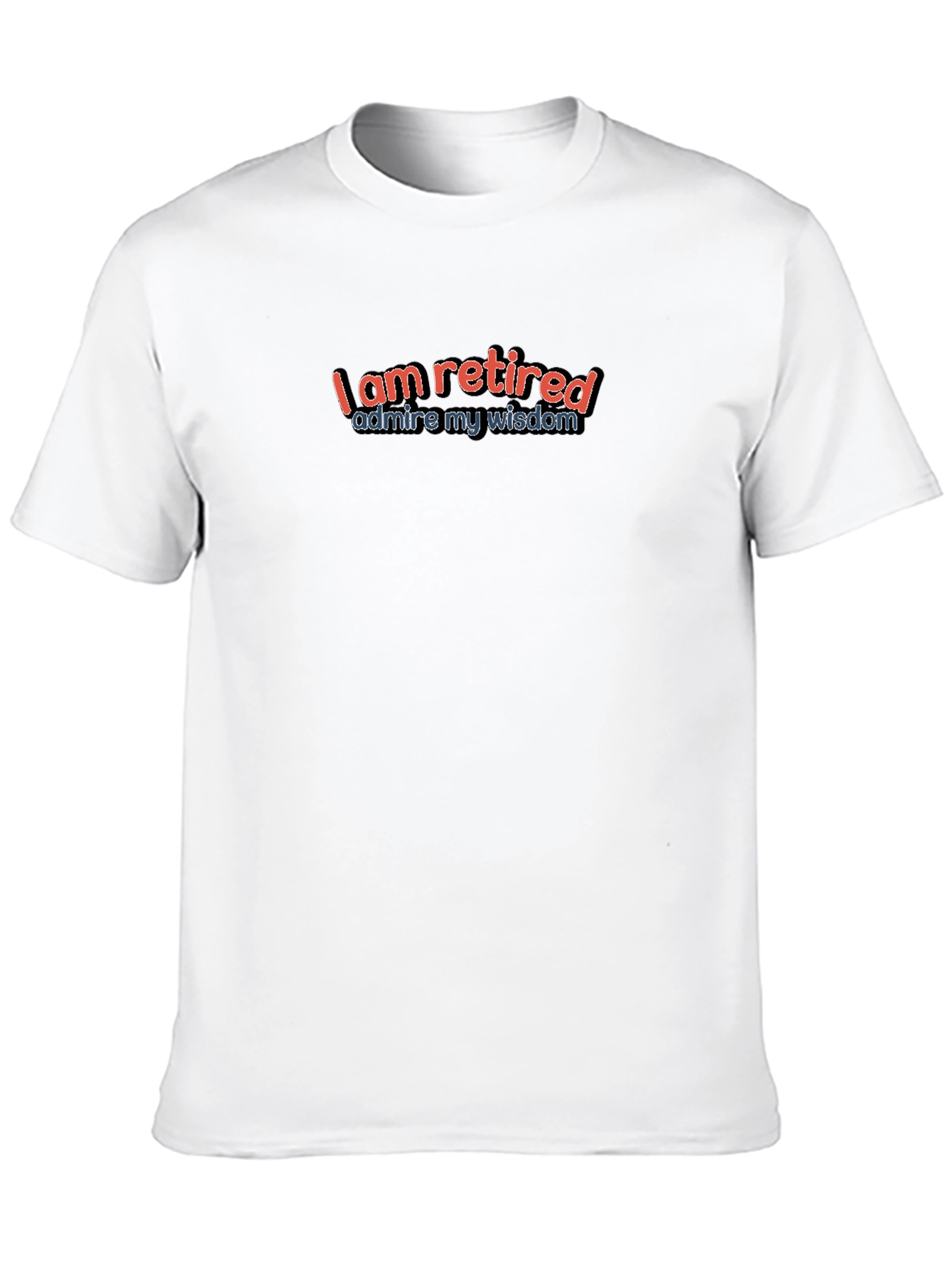 Retired Wisdom Black T-Shirt