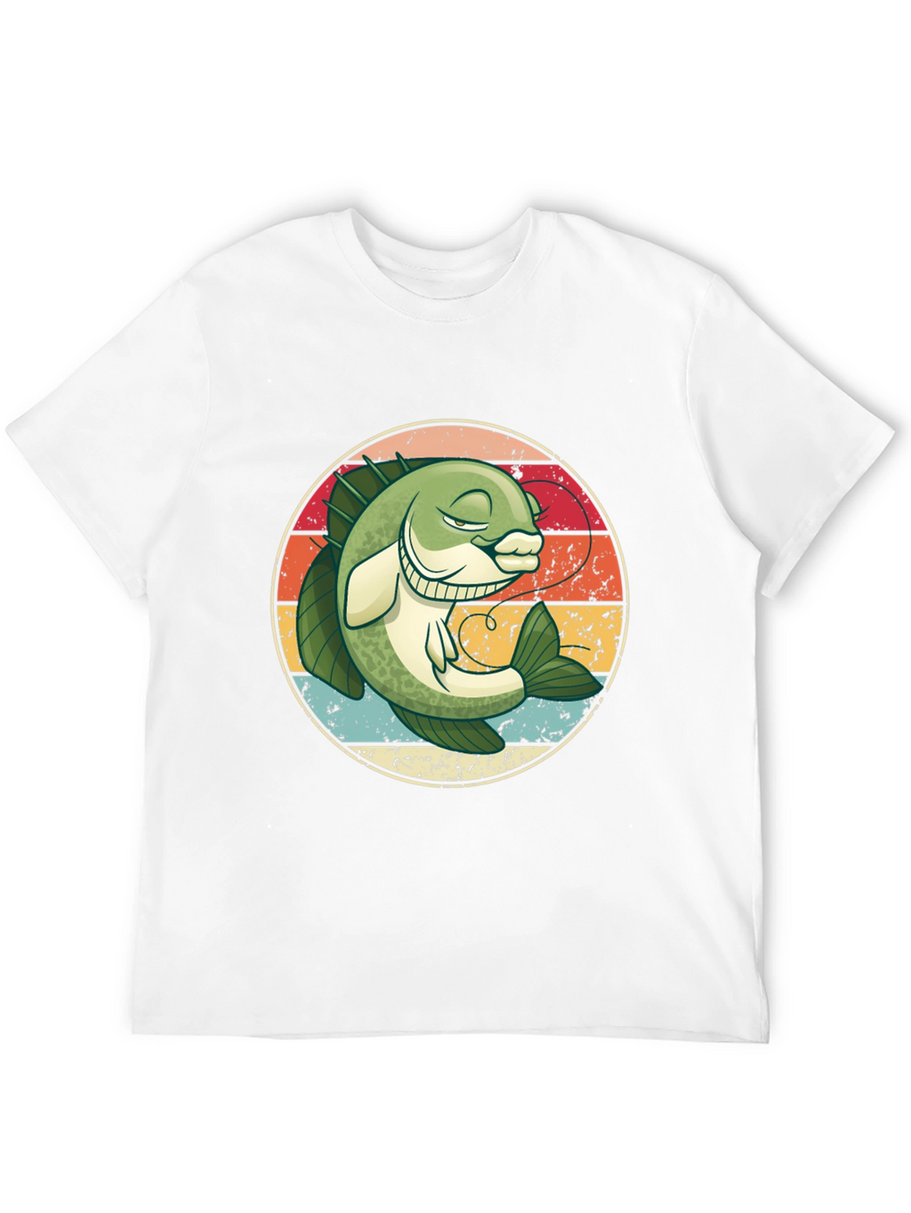 Retro Bass Fishing Graphic Tee