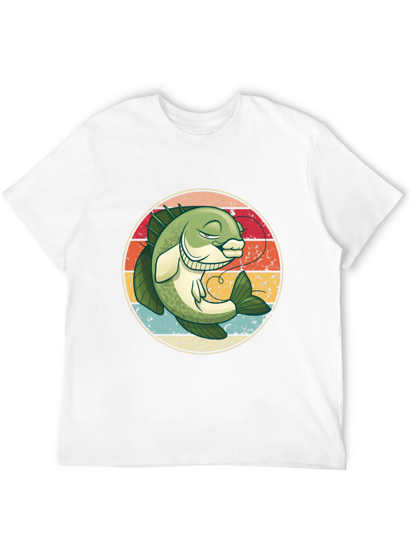 Retro Bass Fishing Graphic Tee