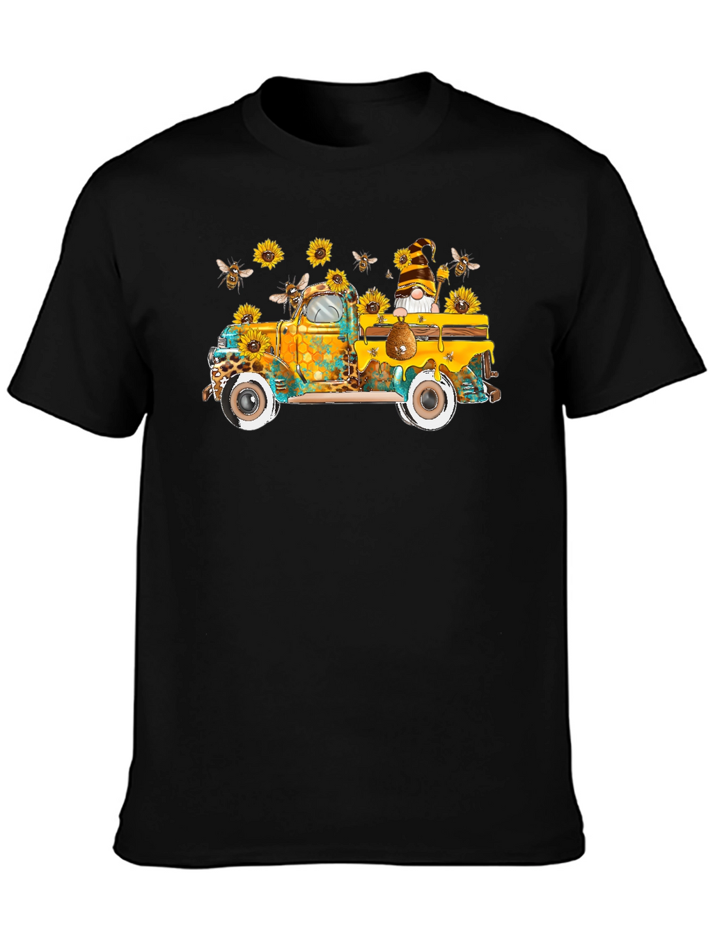 Sunflower Truck Graphic Tee - Bee Kind