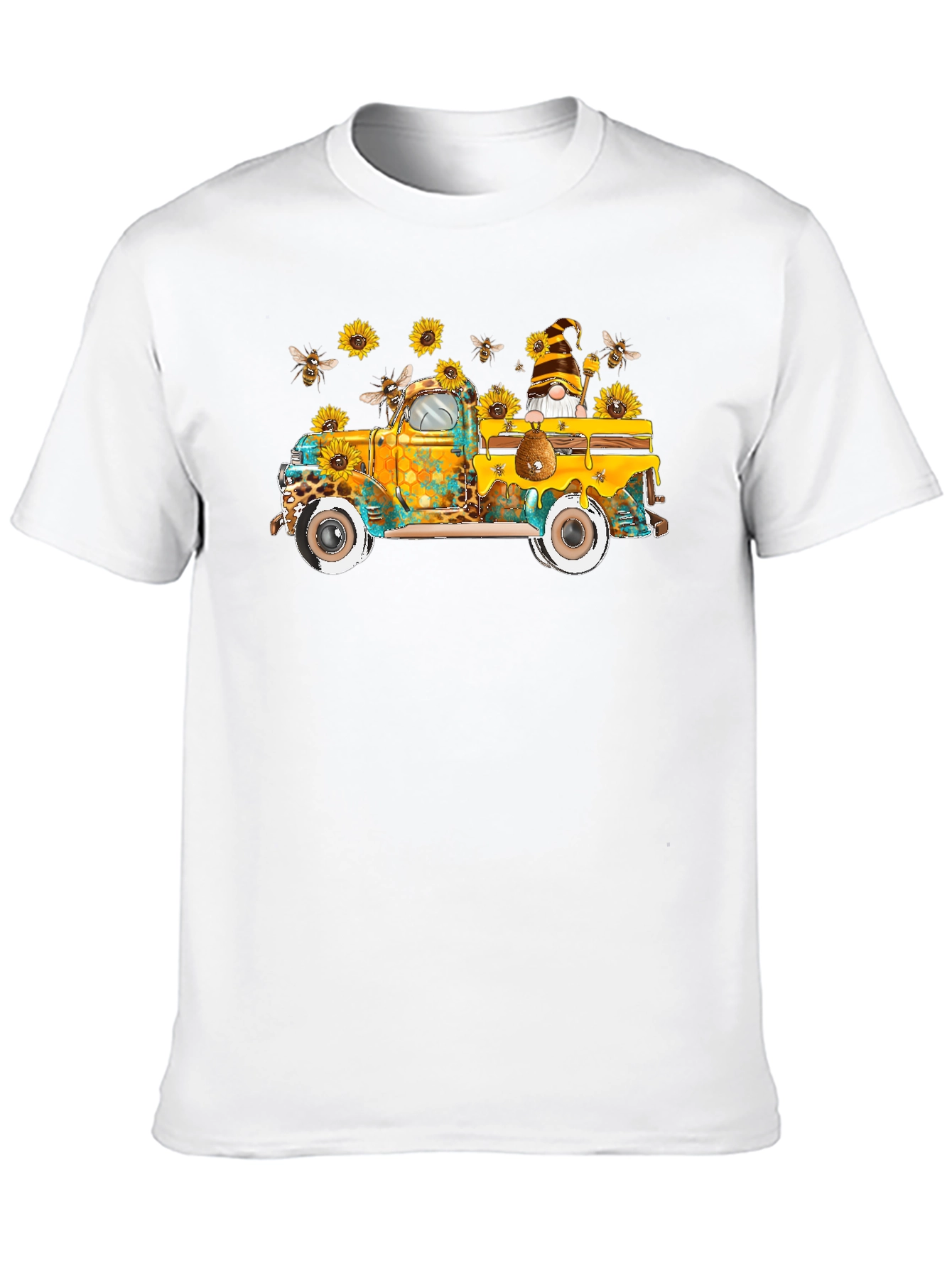 Sunflower Truck Graphic Tee - Bee Kind