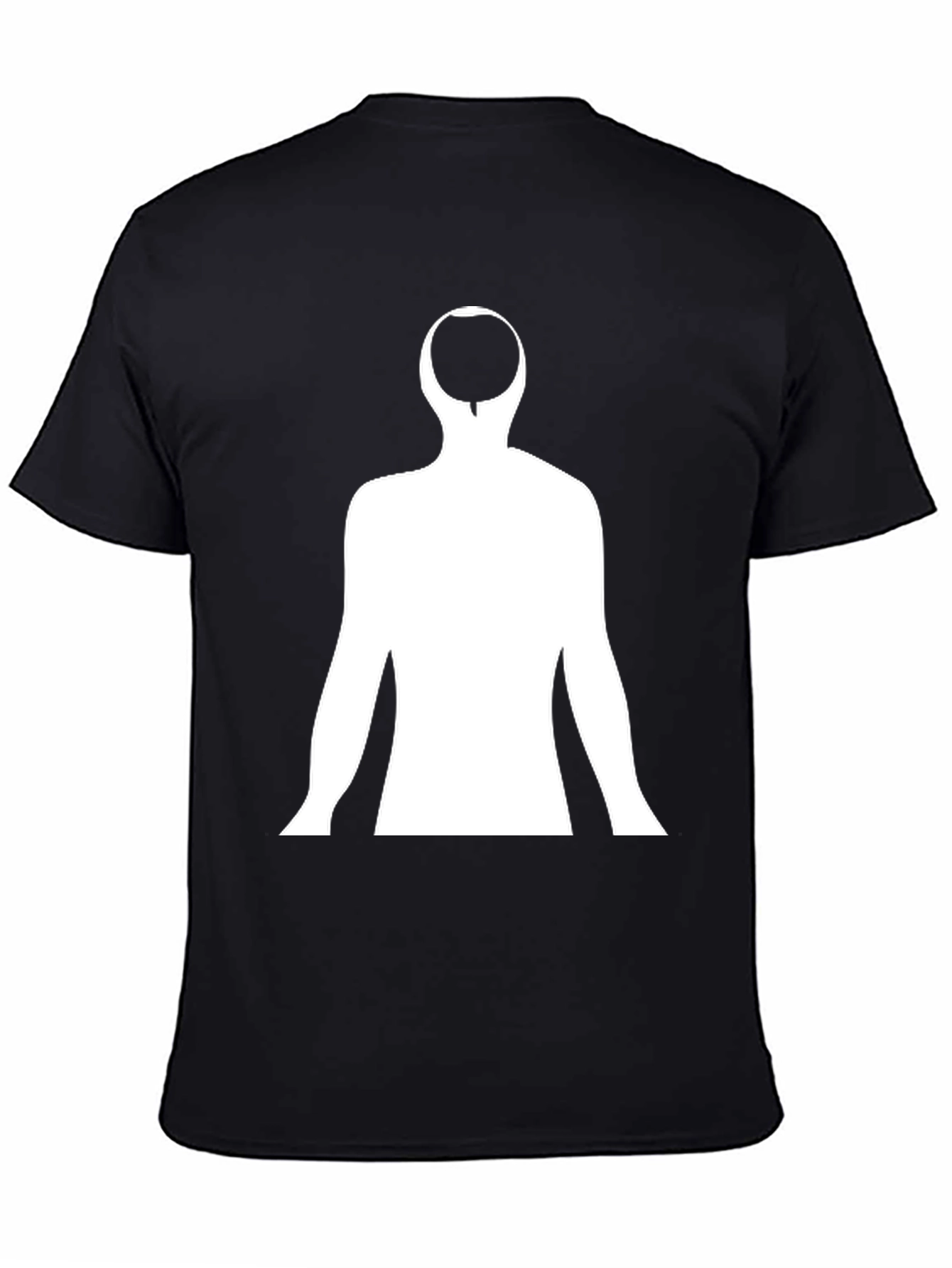 Abstract Silhouette Black T-Shirt