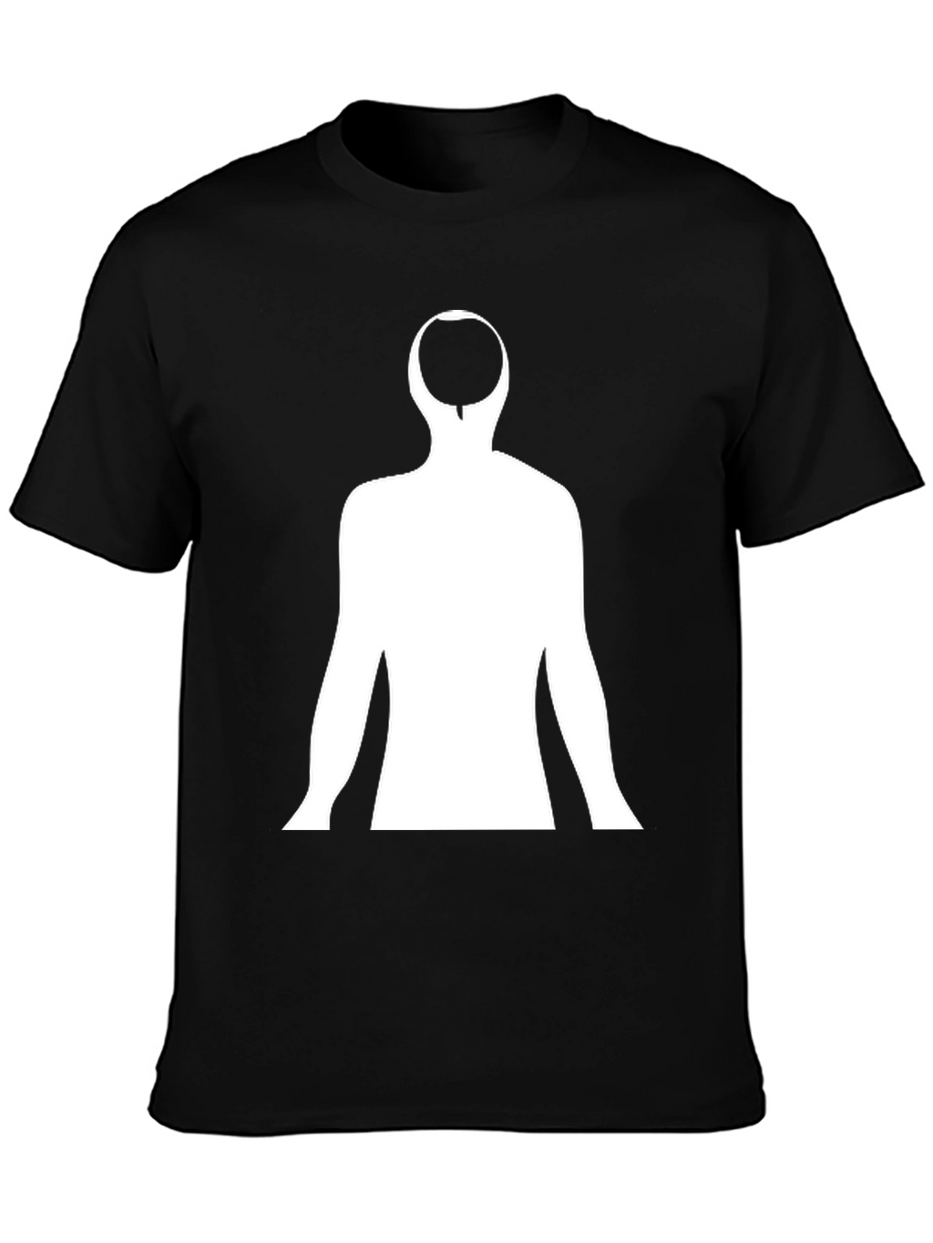 Abstract Silhouette Black T-Shirt