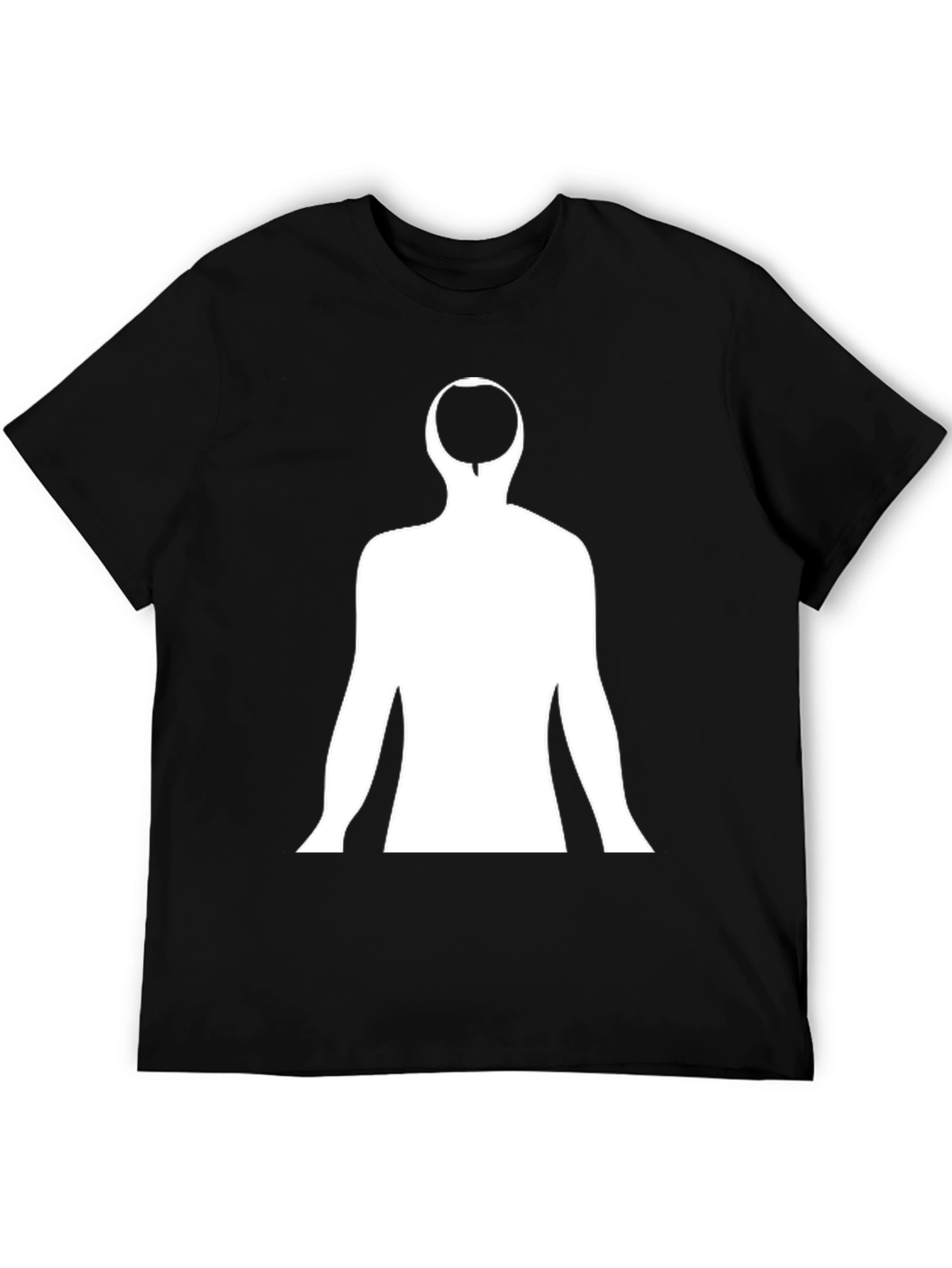 Abstract Silhouette Black T-Shirt