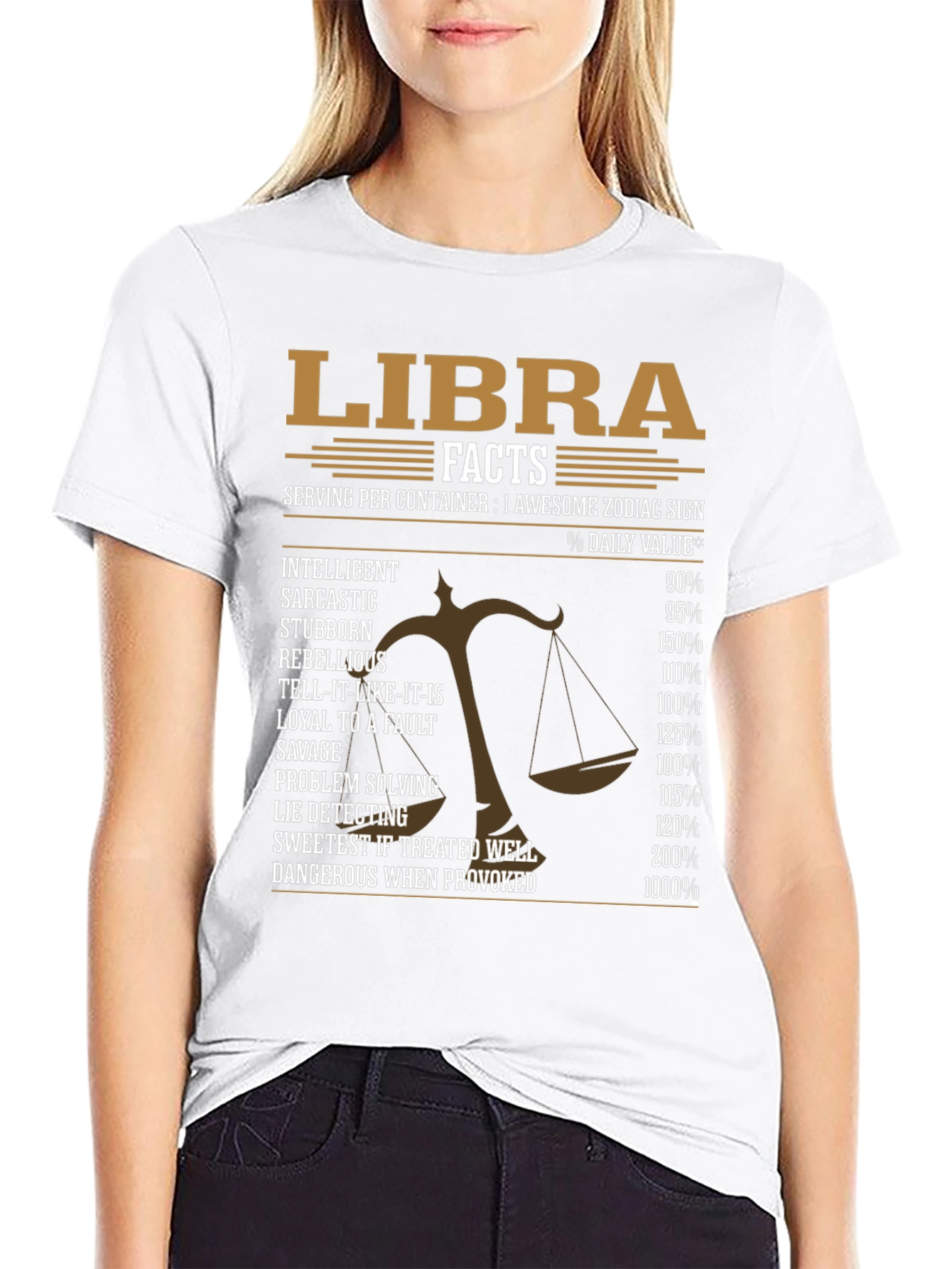 Libra Zodiac Sign Facts T-Shirt