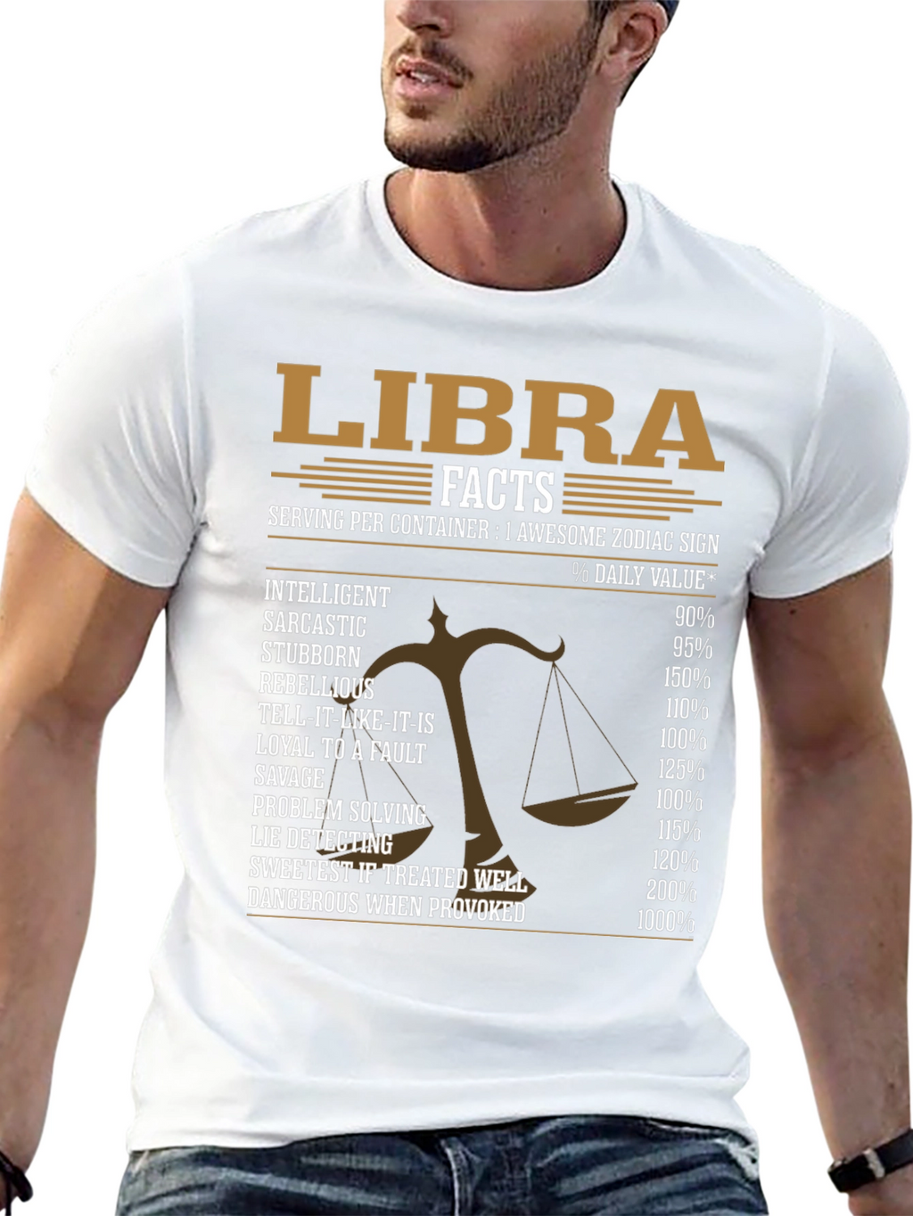 Libra Zodiac Sign Facts T-Shirt