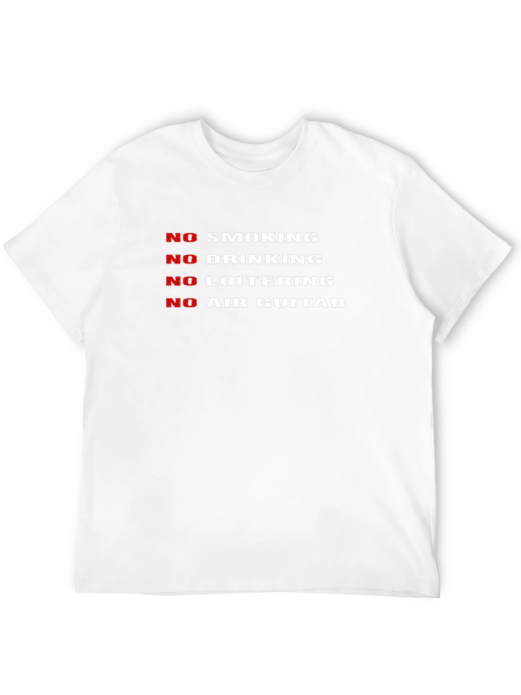 No Fun Allowed Black Graphic T-Shirt
