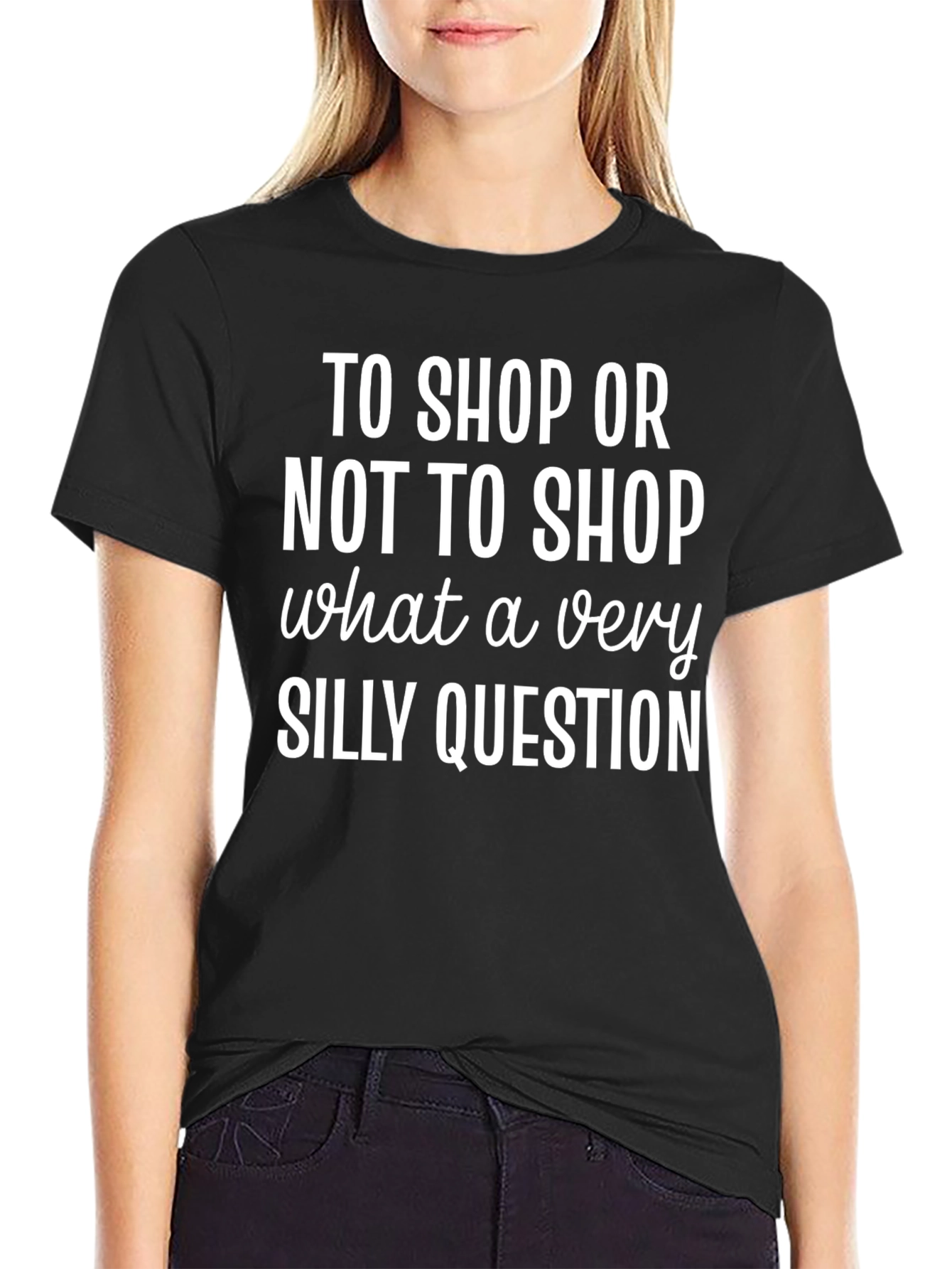 Funny Shopping T-Shirt - To Shop or Not to Shop