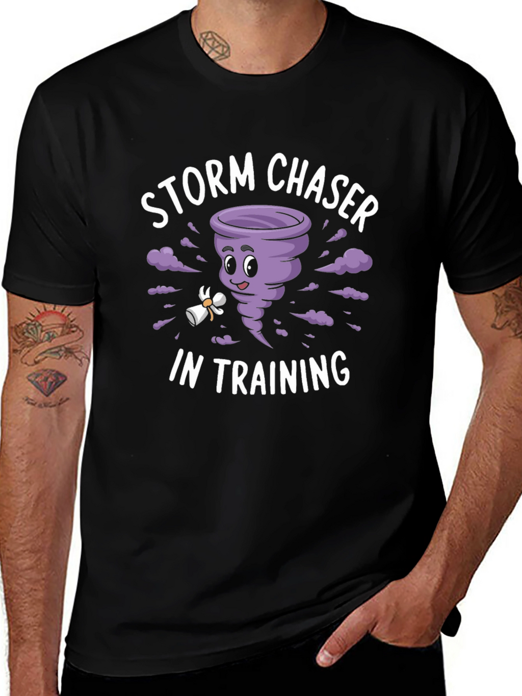 Storm Chaser in Training Graphic Tee