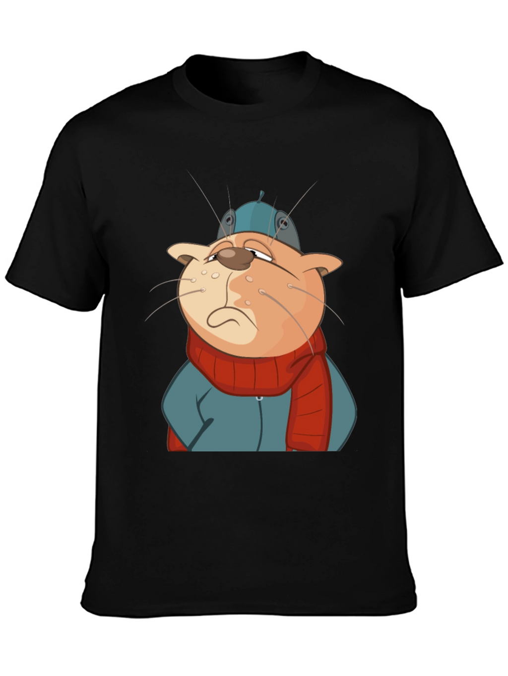 Cartoon Cat T-Shirt: Wearable Art!