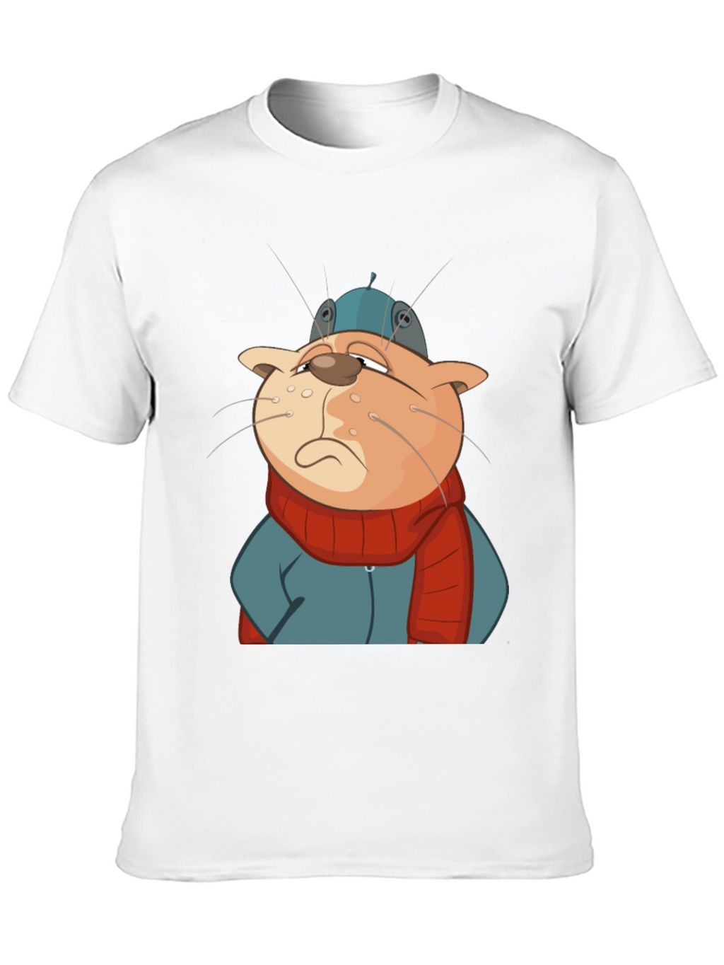 Cartoon Cat T-Shirt: Wearable Art!