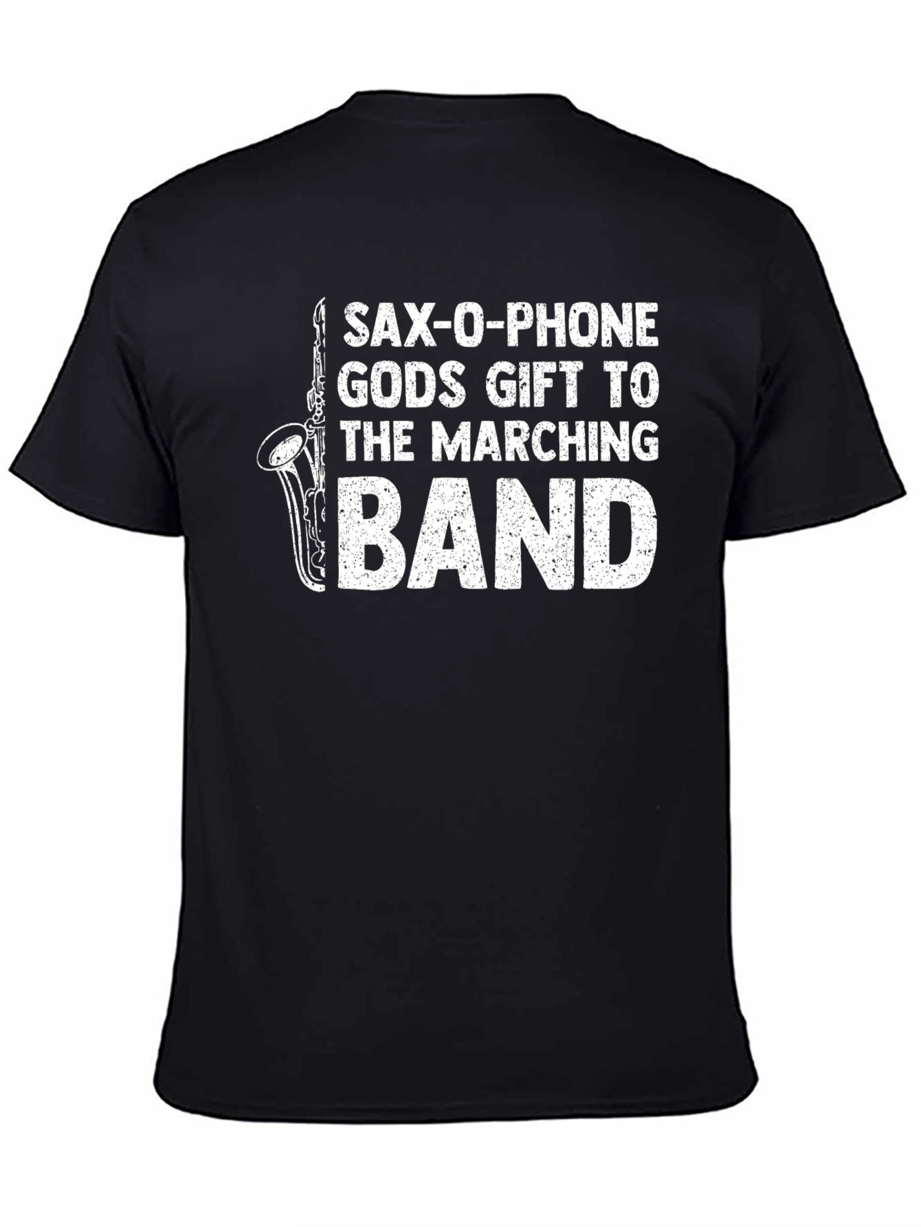 Saxophone Marching Band Graphic T-Shirt