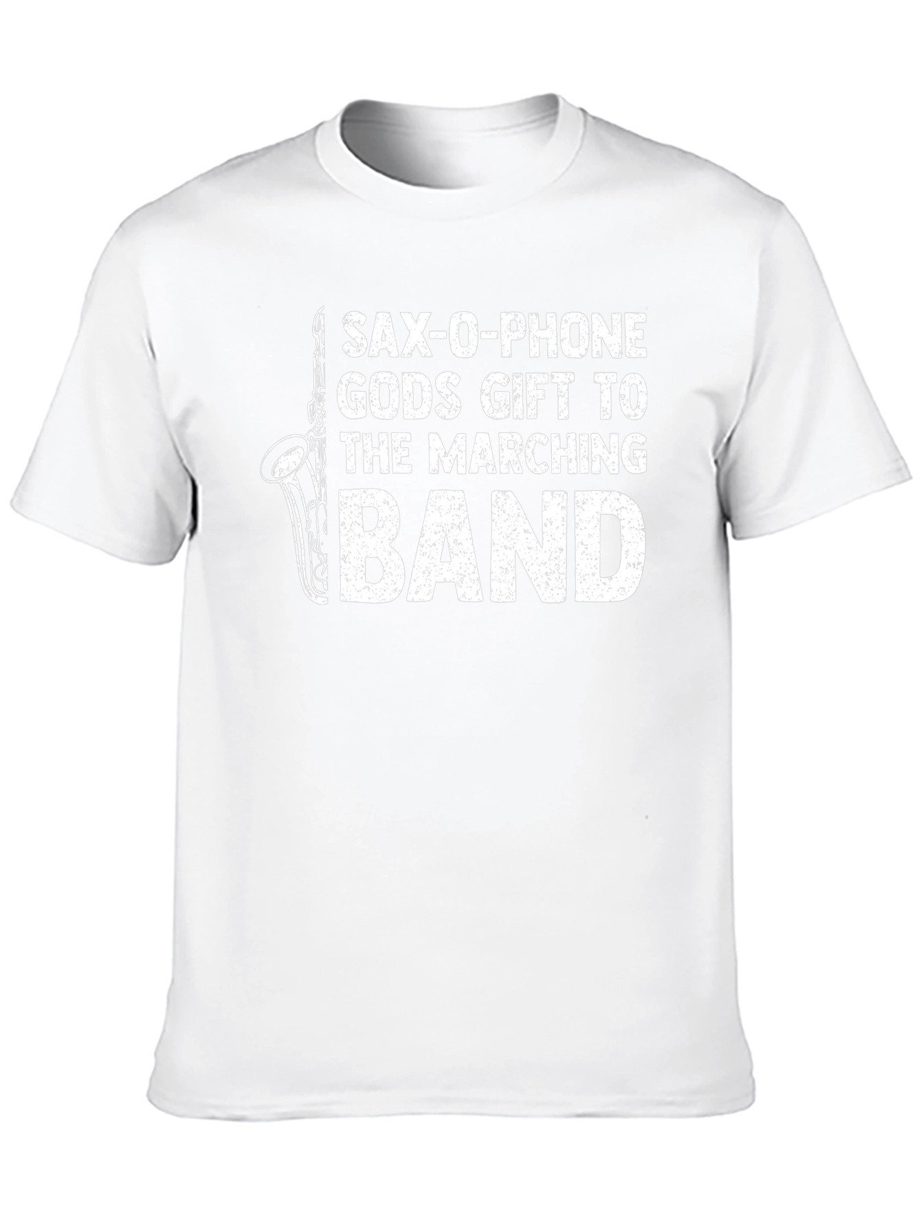 Saxophone Marching Band Graphic T-Shirt