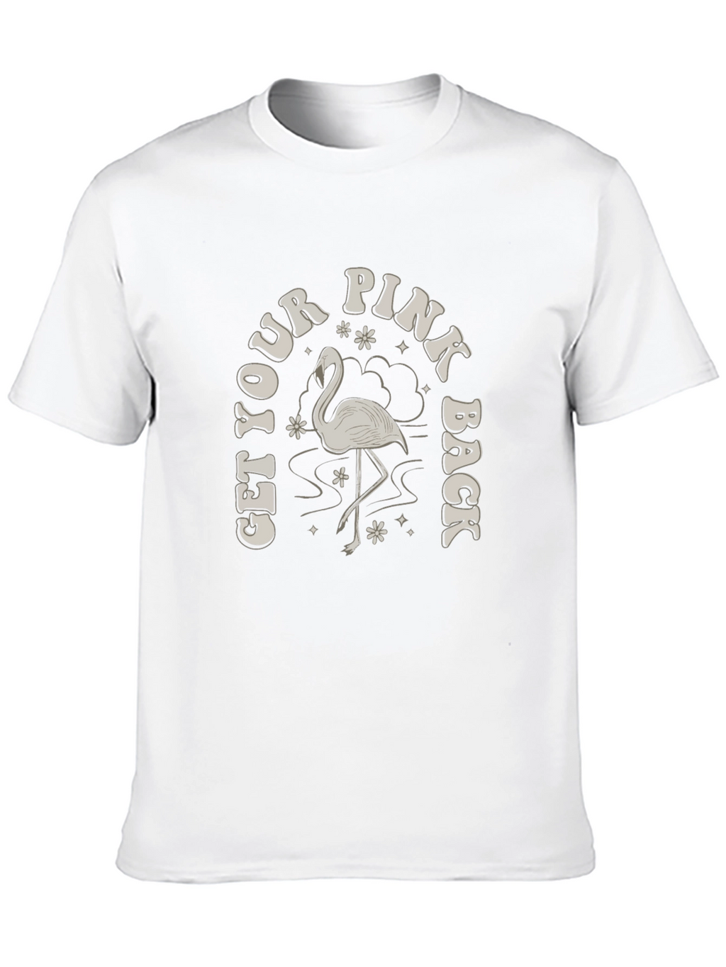 Get Your Pink Back T-Shirt - Flamingo Graphic Tee