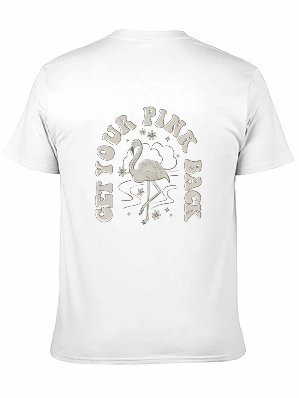 Get Your Pink Back T-Shirt - Flamingo Graphic Tee