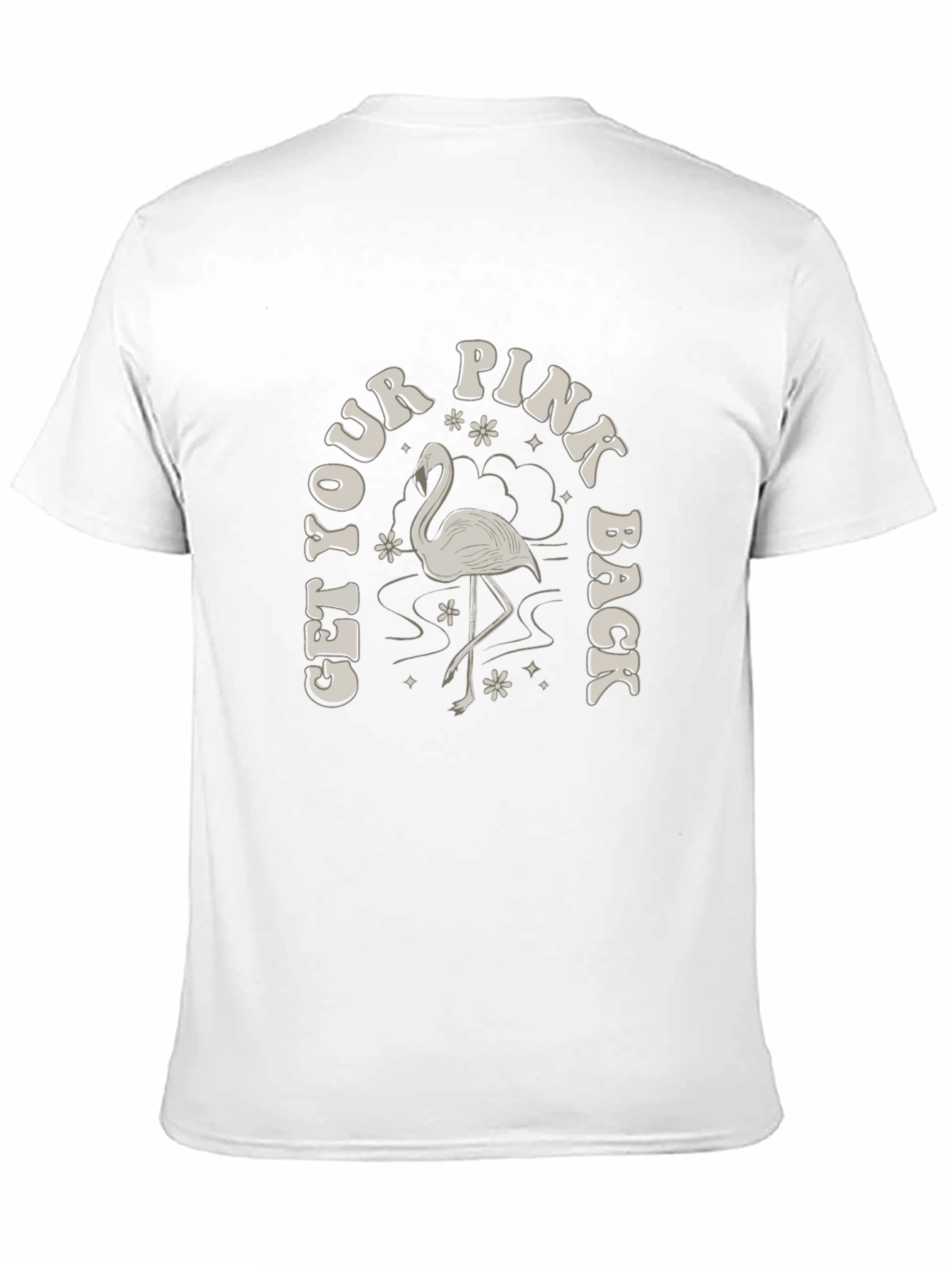 Get Your Pink Back T-Shirt - Flamingo Graphic Tee