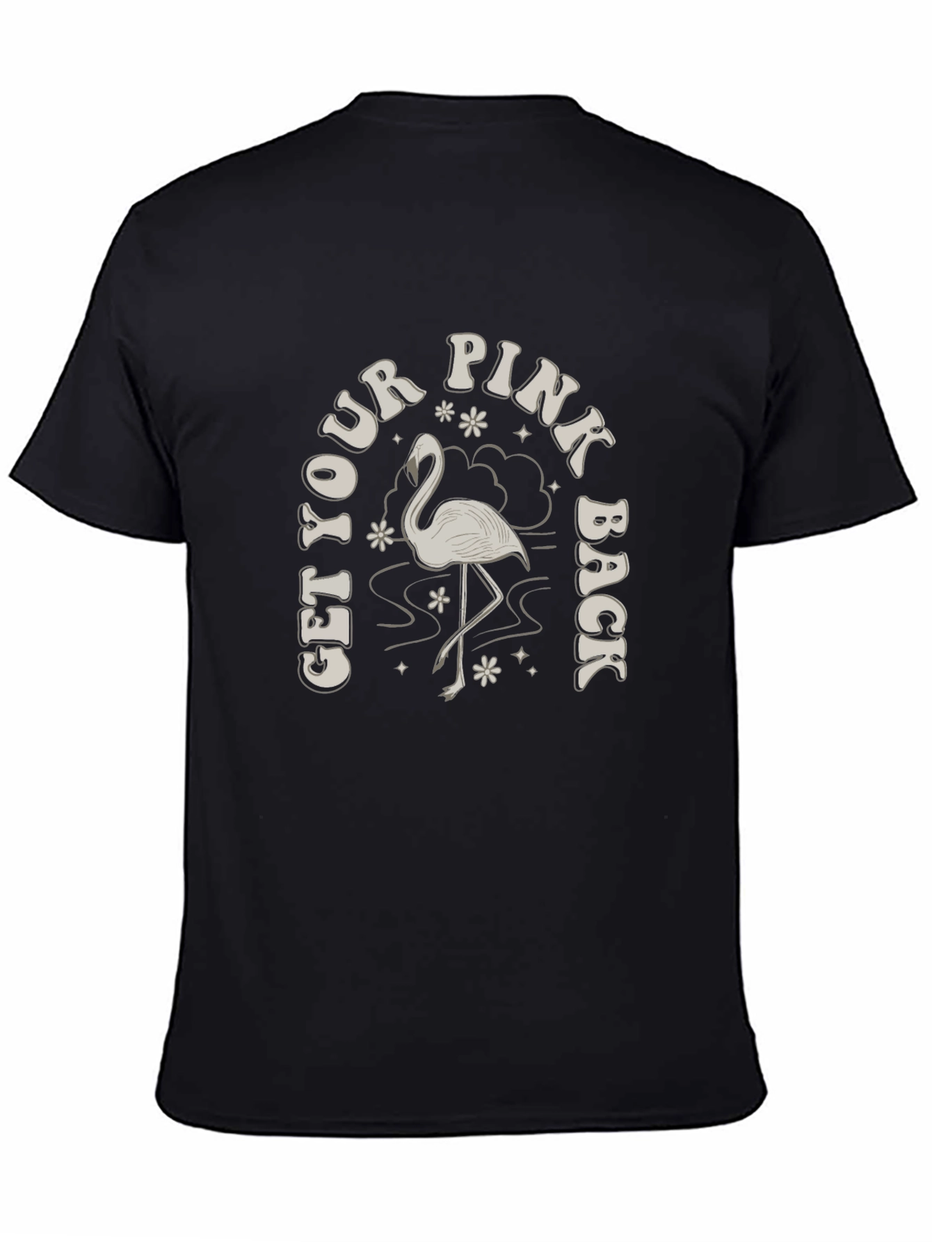 Get Your Pink Back T-Shirt - Flamingo Graphic Tee
