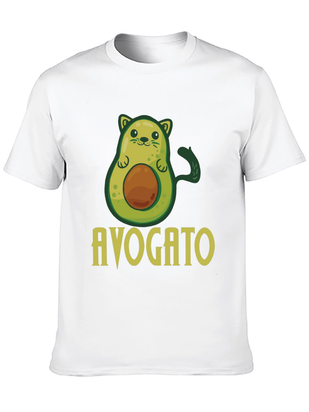 Avogato T-Shirt - Avocado Cat Pun Graphic Tee