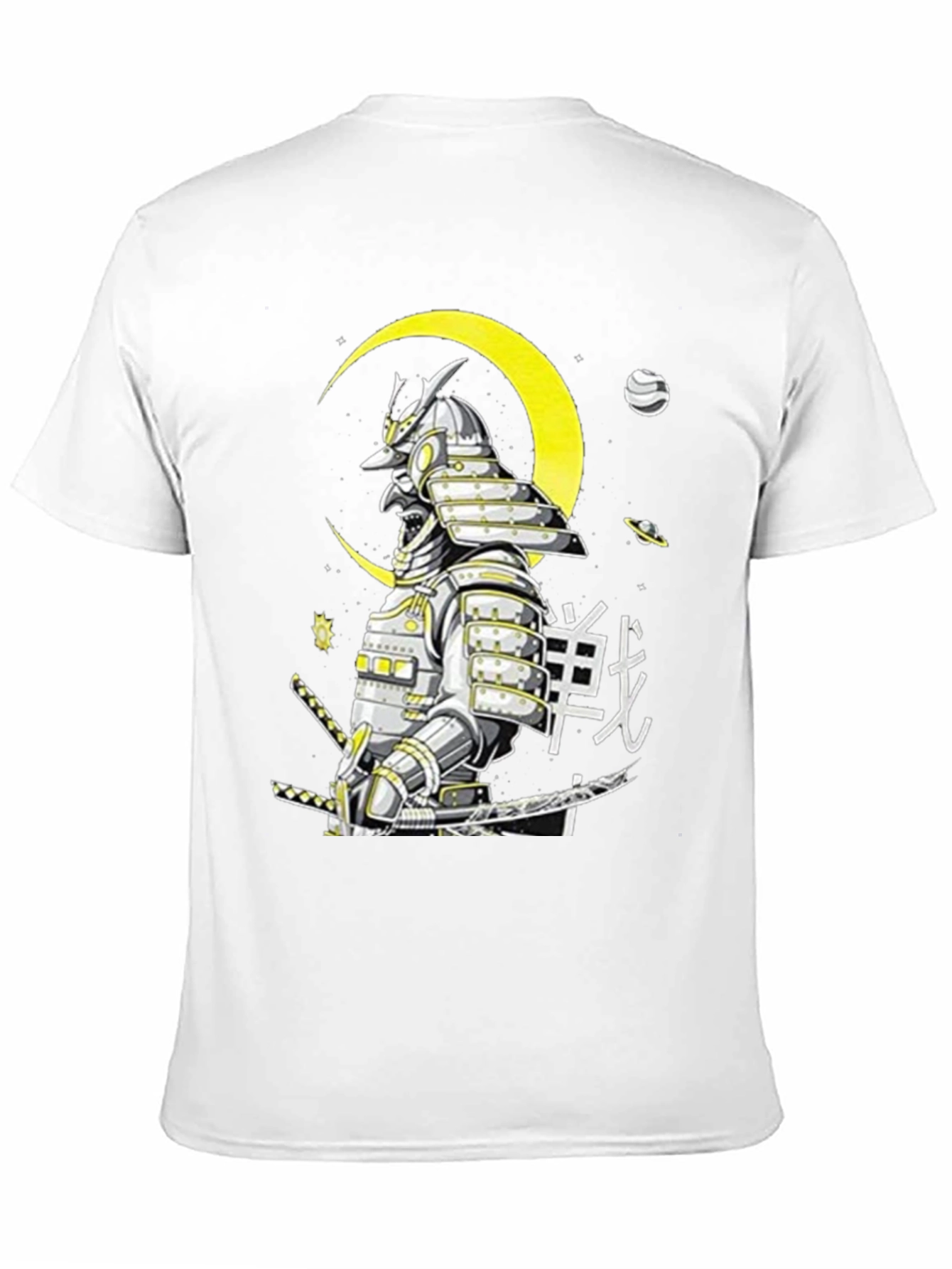 Samurai Warrior Graphic T-Shirt - Black