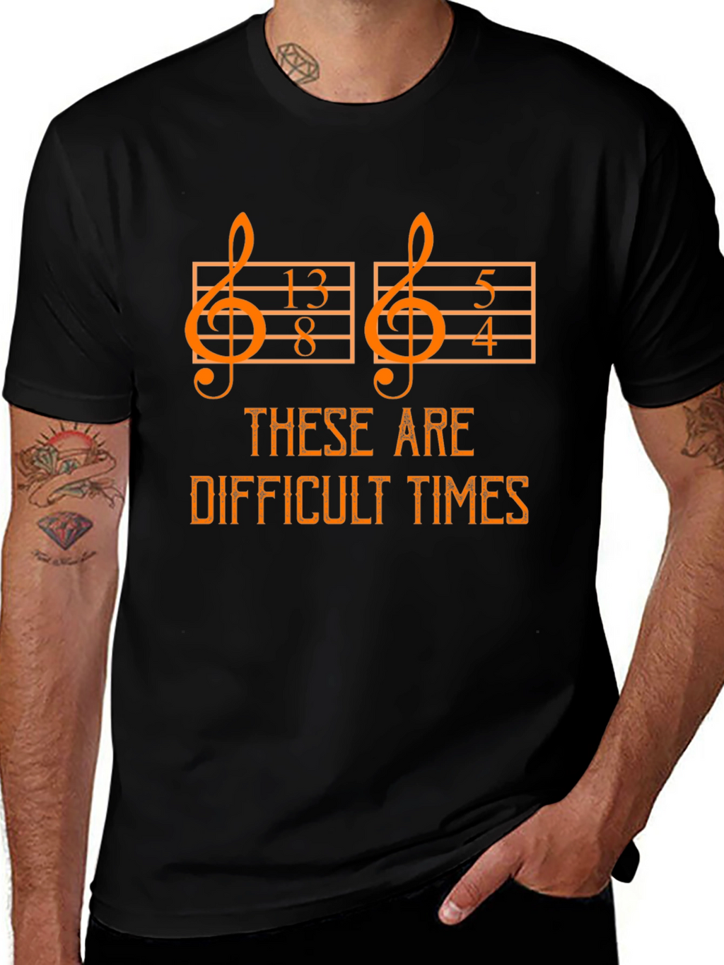 Difficult Times Music T-Shirt