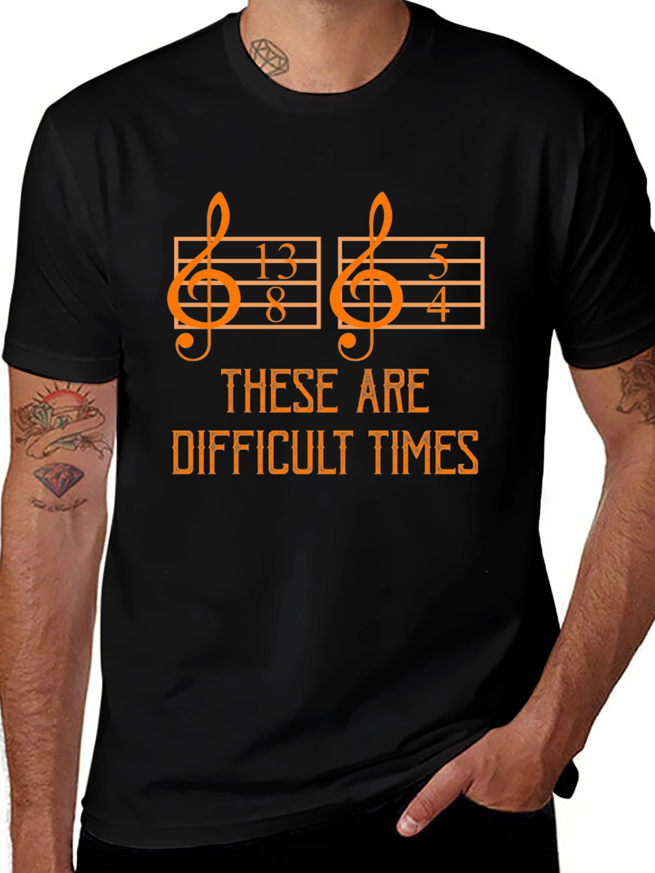 Difficult Times Music T-Shirt