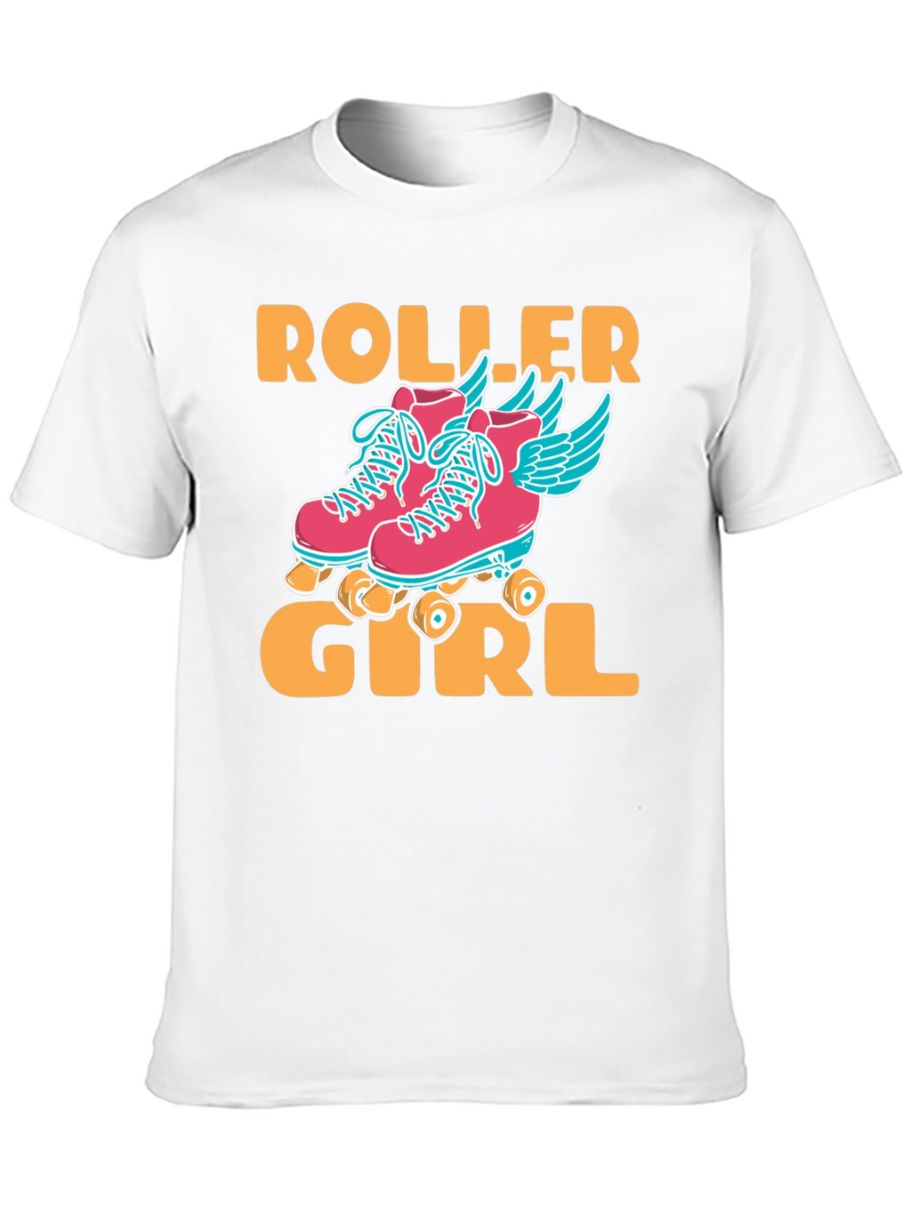 Roller Girl Graphic T-Shirt - Black
