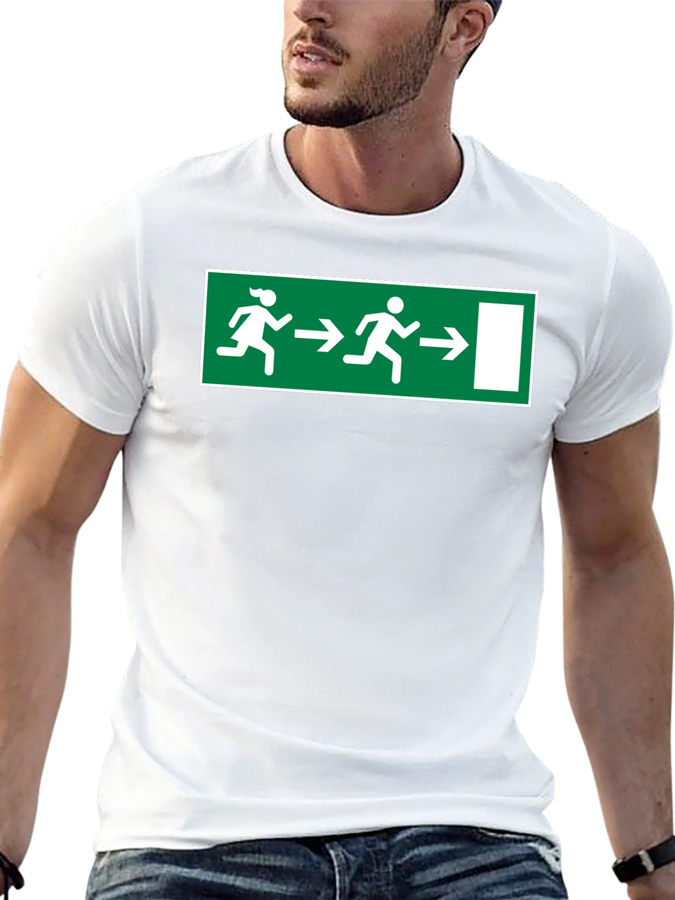 Funny Emergency Exit T-Shirt - Humor Apparel
