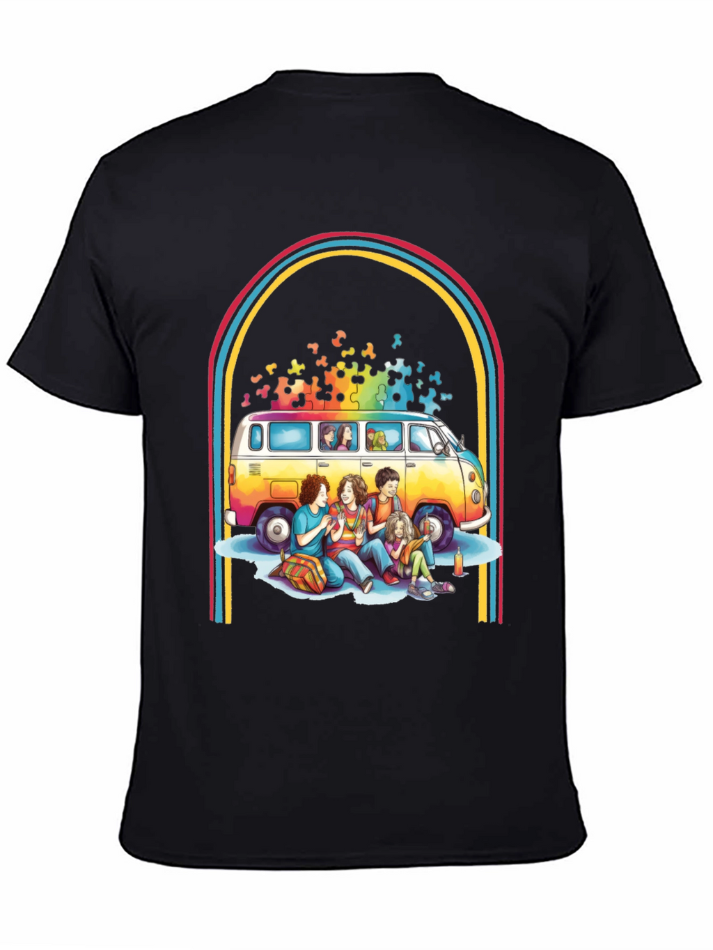 Retro Van & Friends Graphic Tee