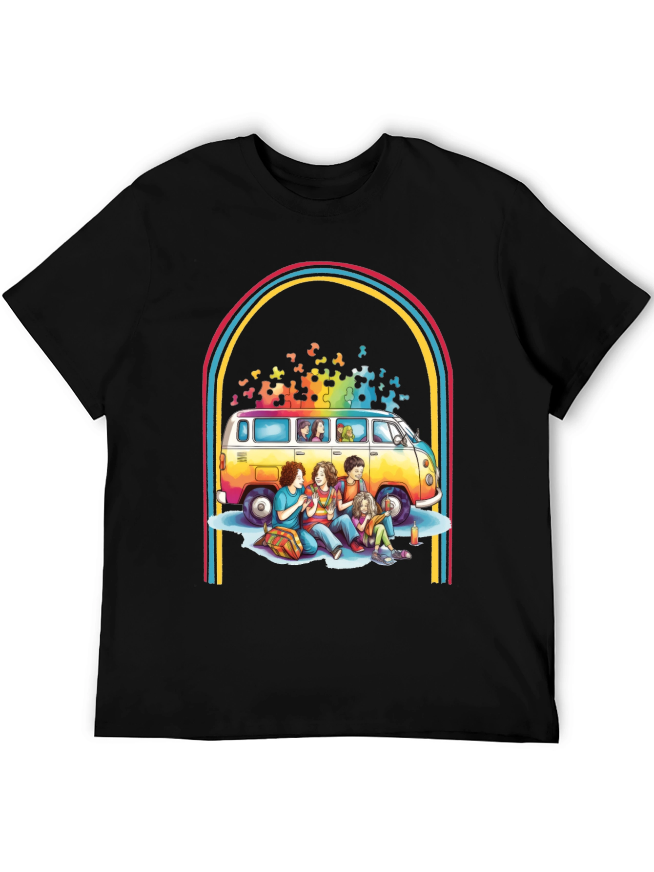 Retro Van & Friends Graphic Tee