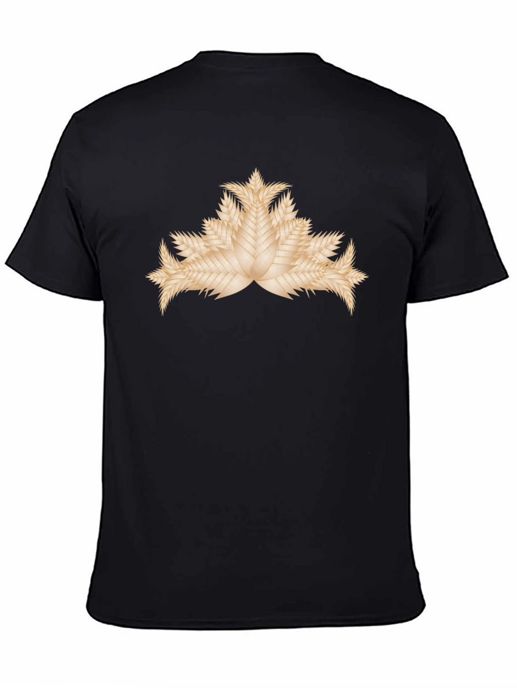 Wheat Graphic Tee - Soft Black T-Shirt
