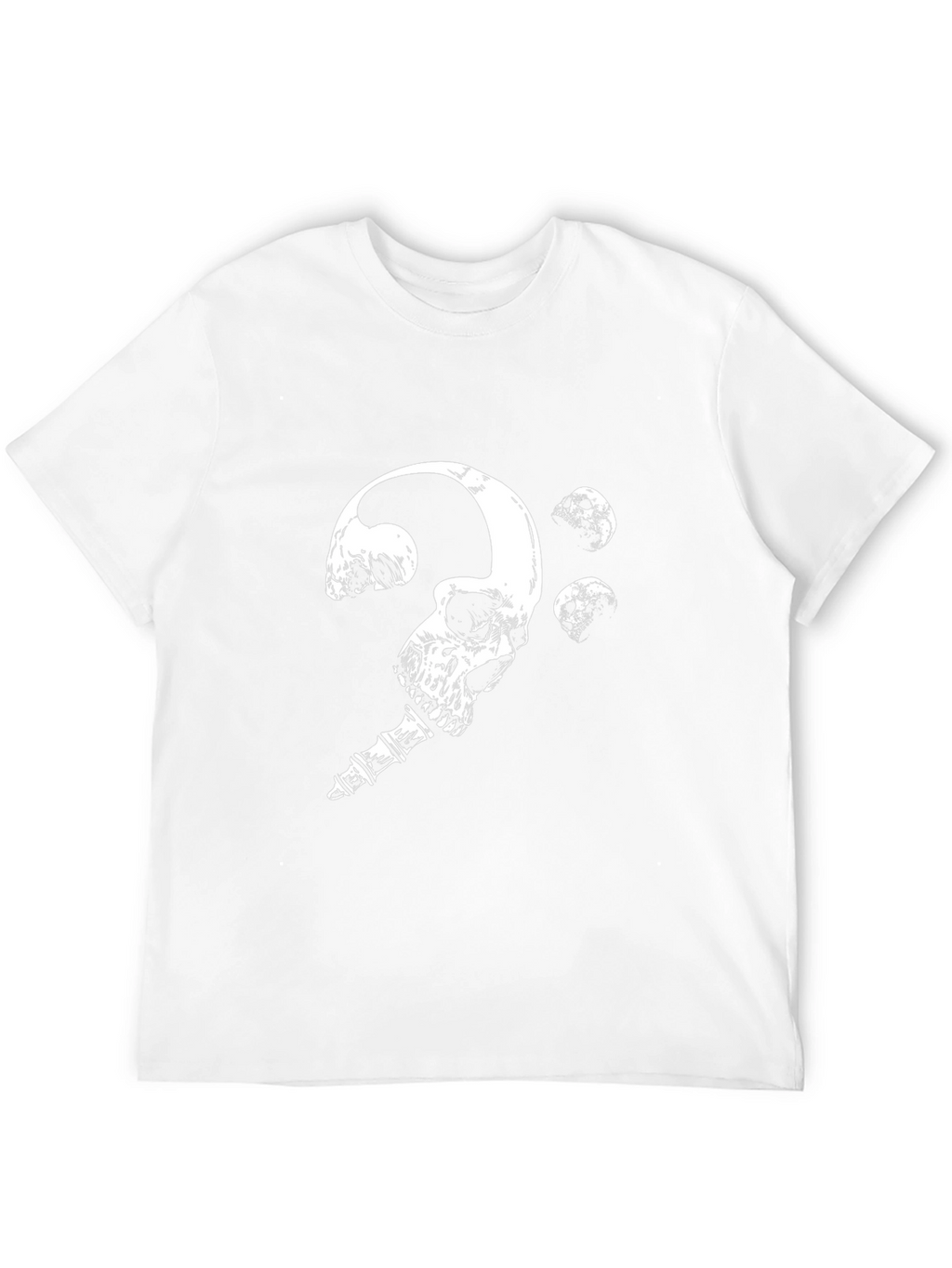 Skull Bass Clef T-Shirt - Gothic Music Tee