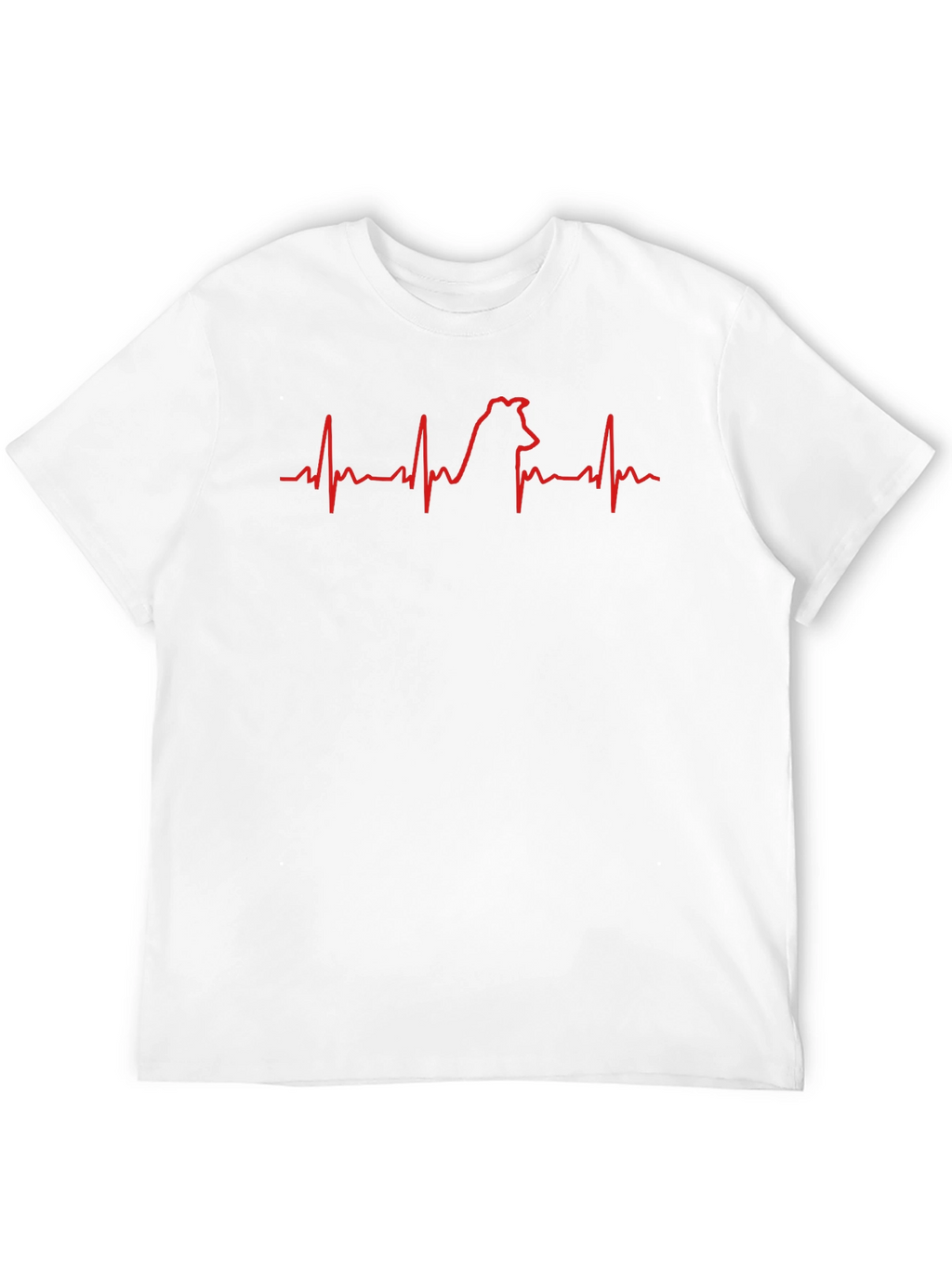 Dog Heartbeat T-Shirt - Cute Pet Lover Tee