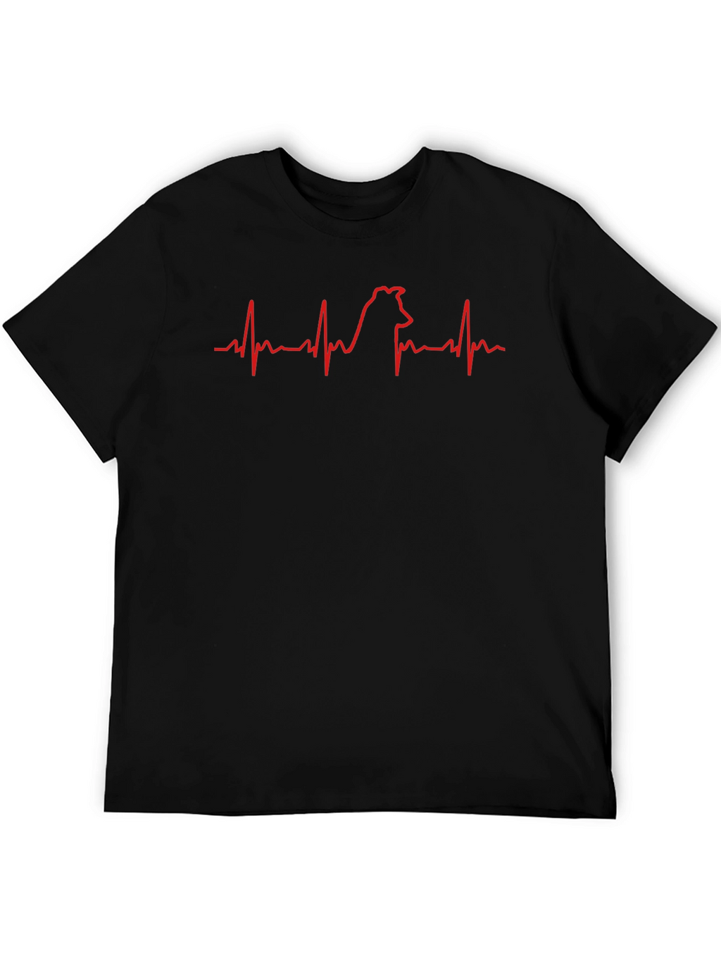 Dog Heartbeat T-Shirt - Cute Pet Lover Tee