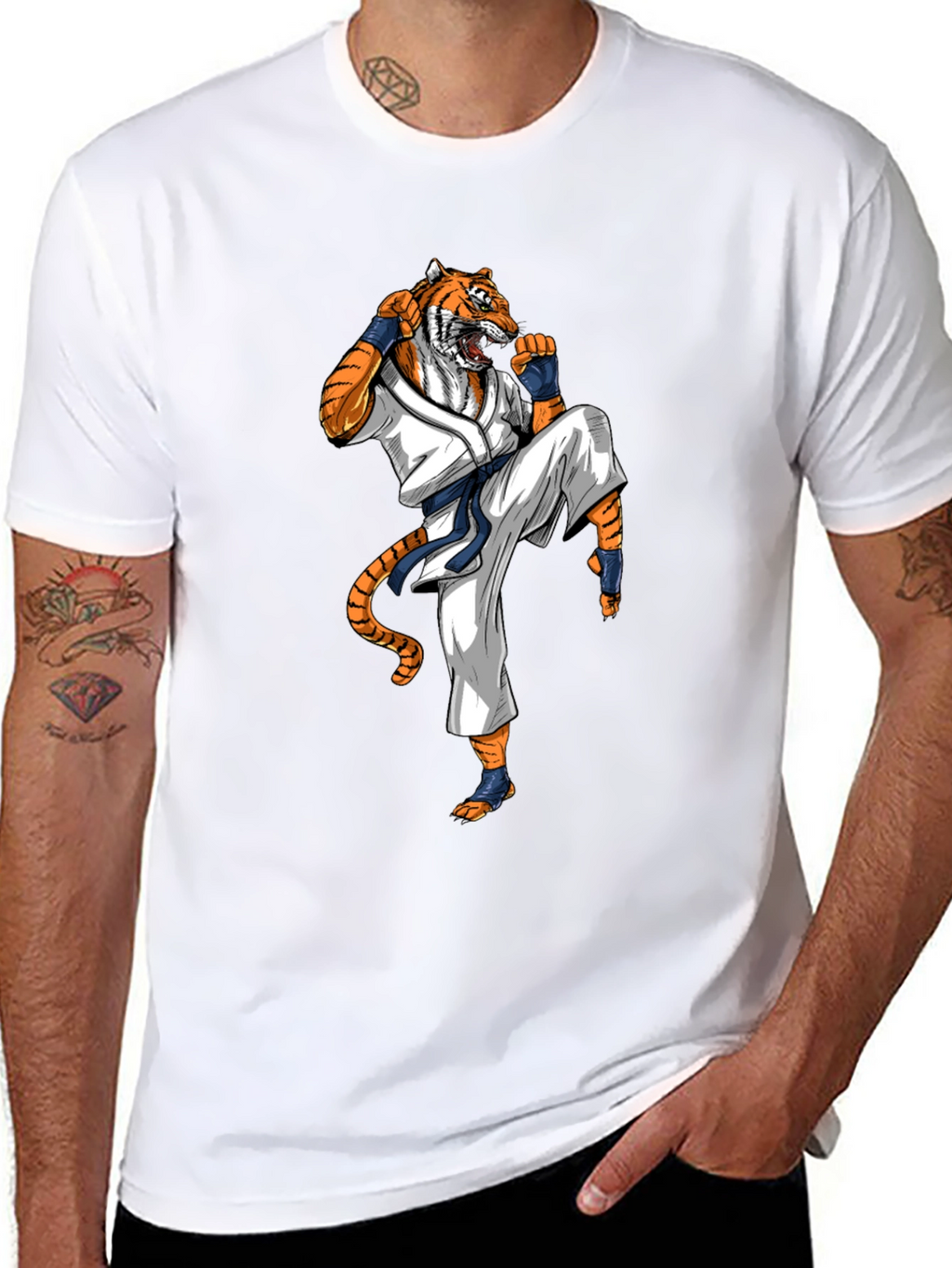 Tiger Karate T-Shirt - Martial Arts