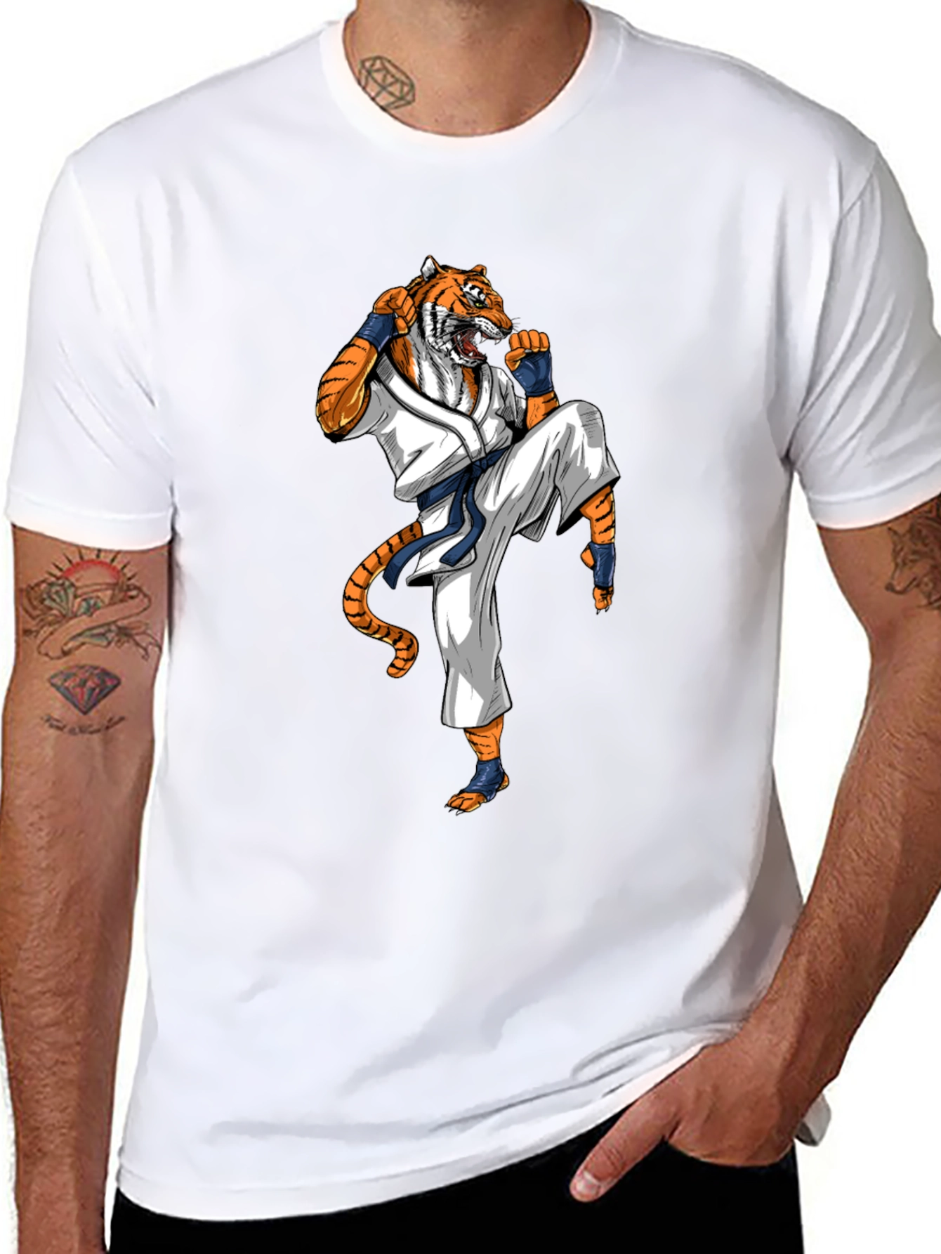 Tiger Karate T-Shirt - Martial Arts