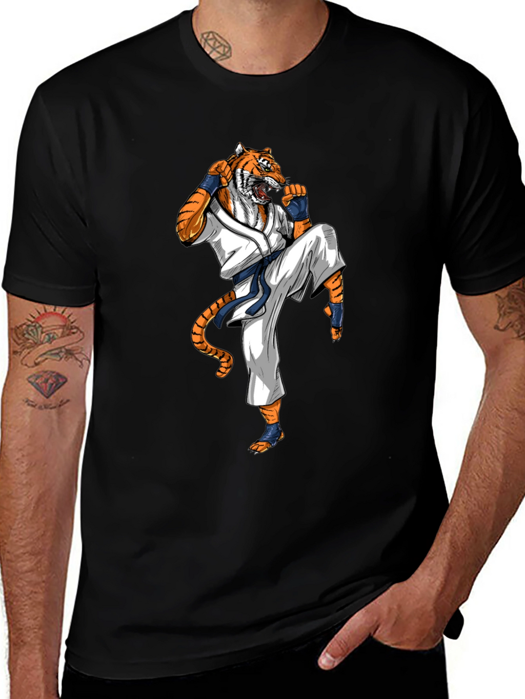 Tiger Karate T-Shirt - Martial Arts