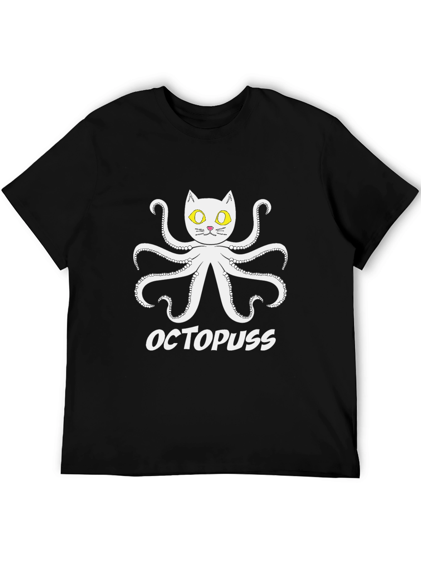 Octopuss Cat Graphic T-Shirt