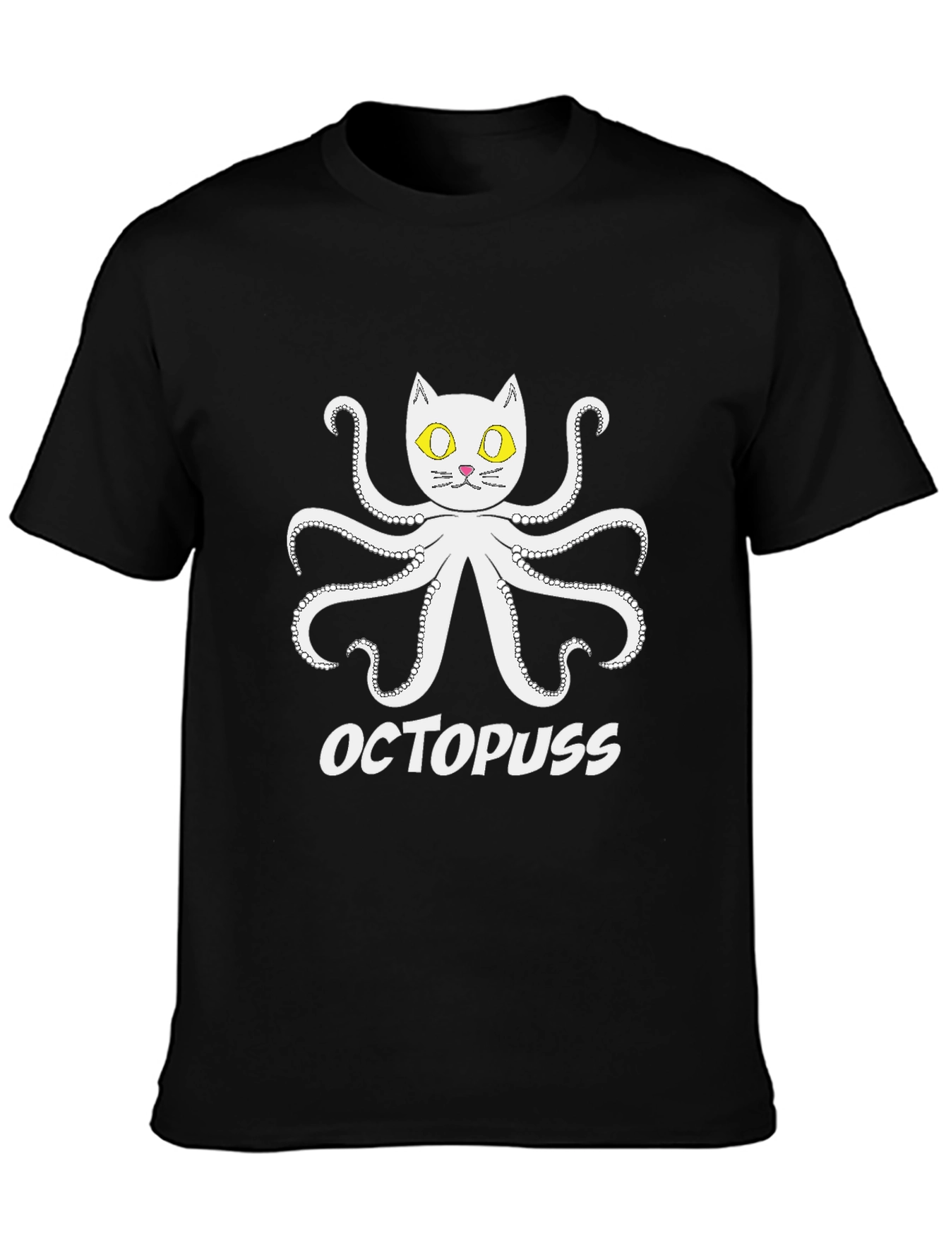 Octopuss Cat Graphic T-Shirt