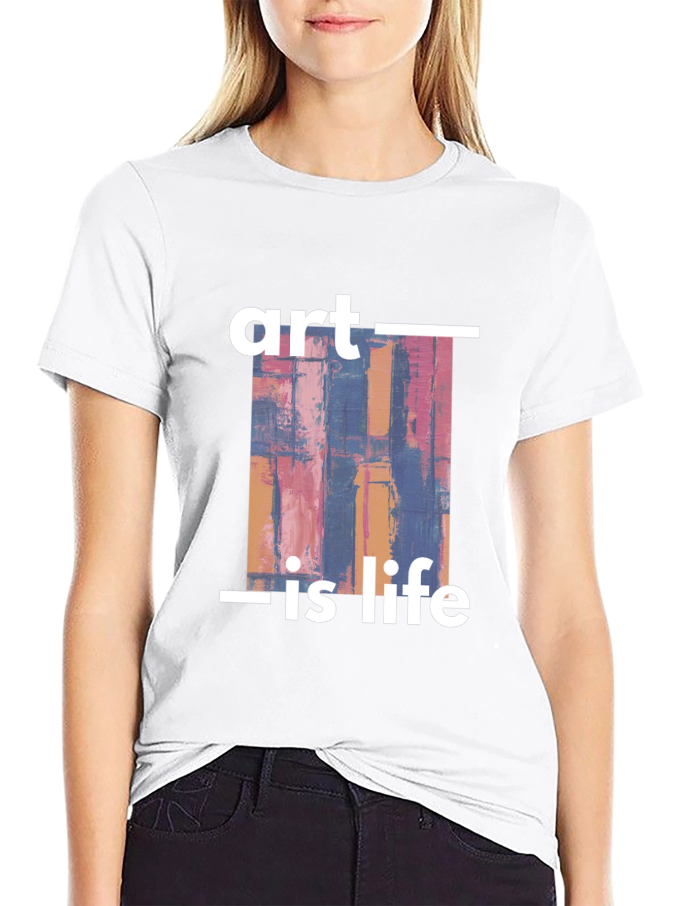 Art is Life Graphic T-Shirt