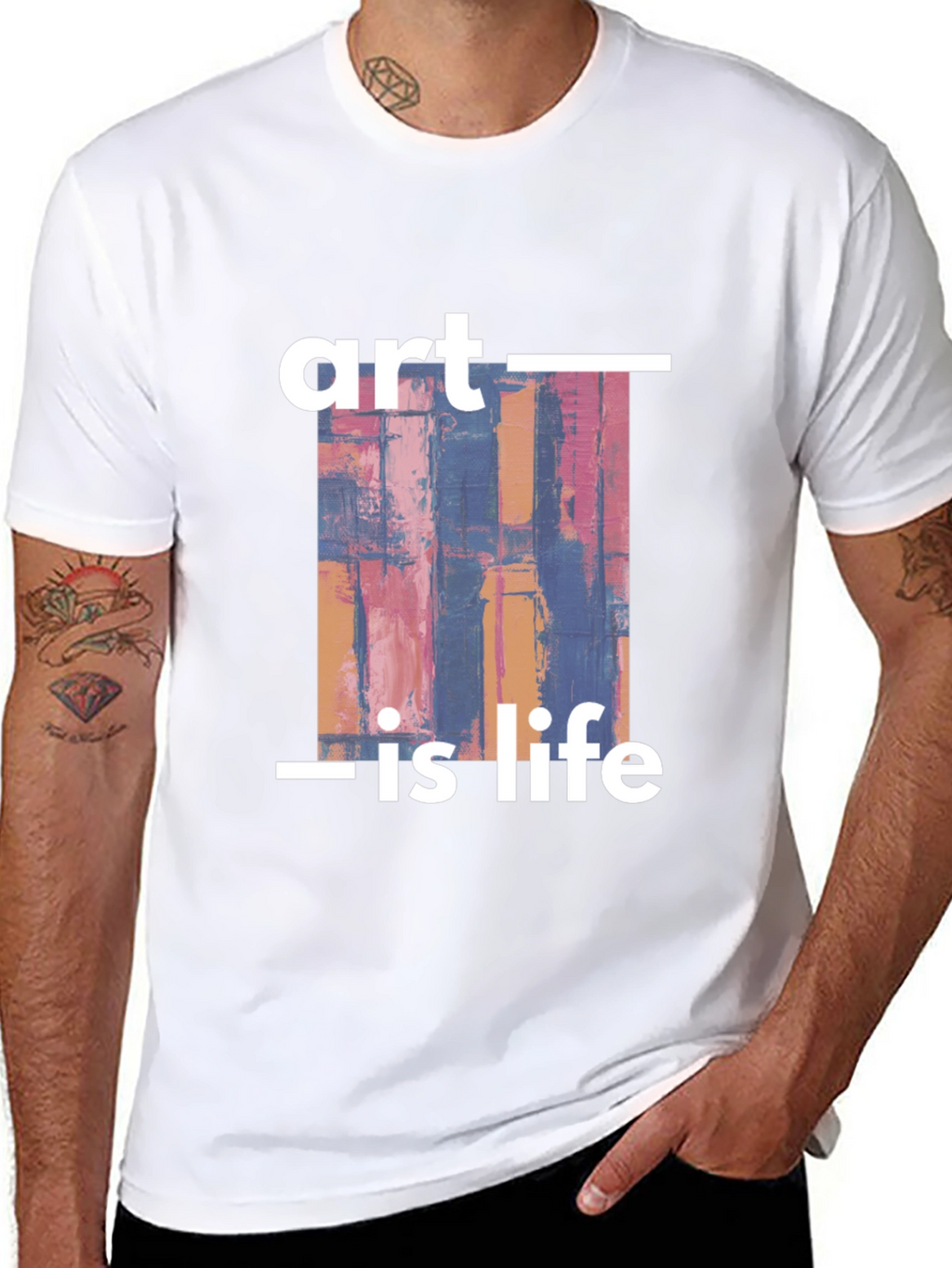 Art is Life Graphic T-Shirt