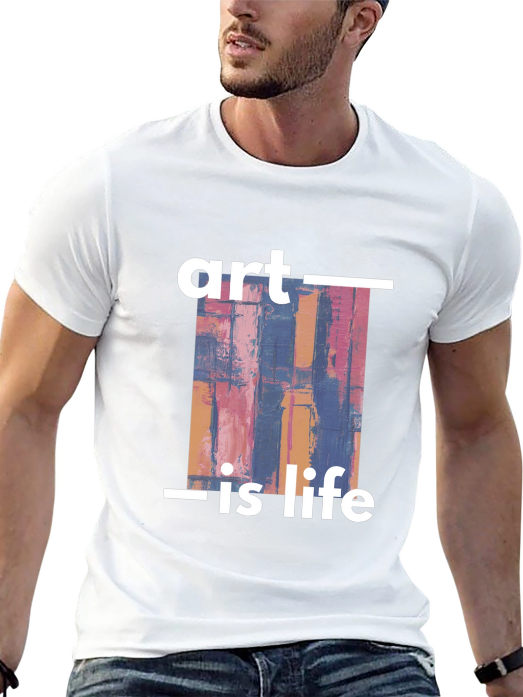 Art is Life Graphic T-Shirt