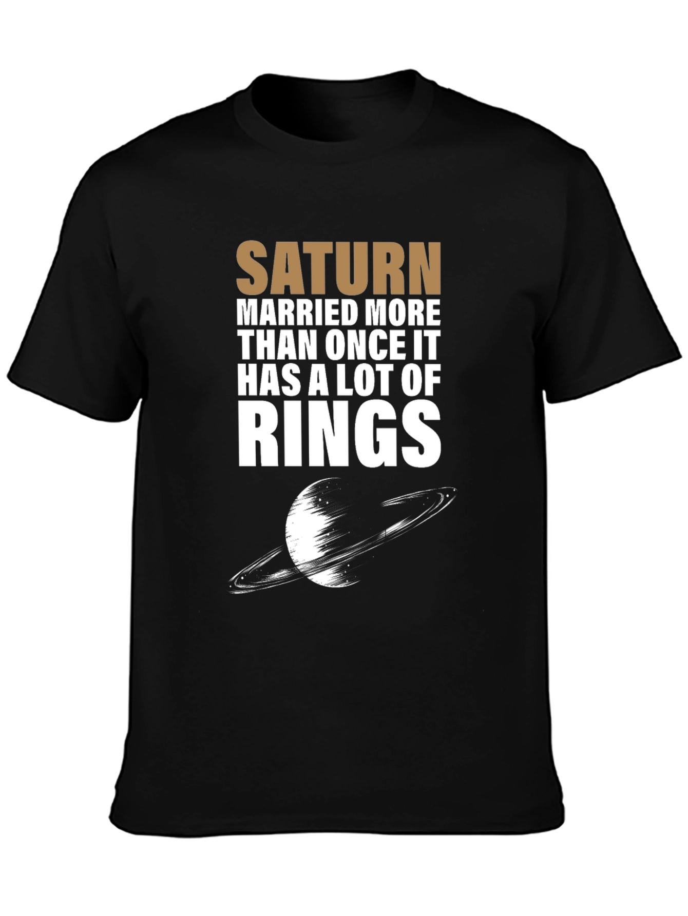 Saturn Rings Graphic Novelty T-Shirt