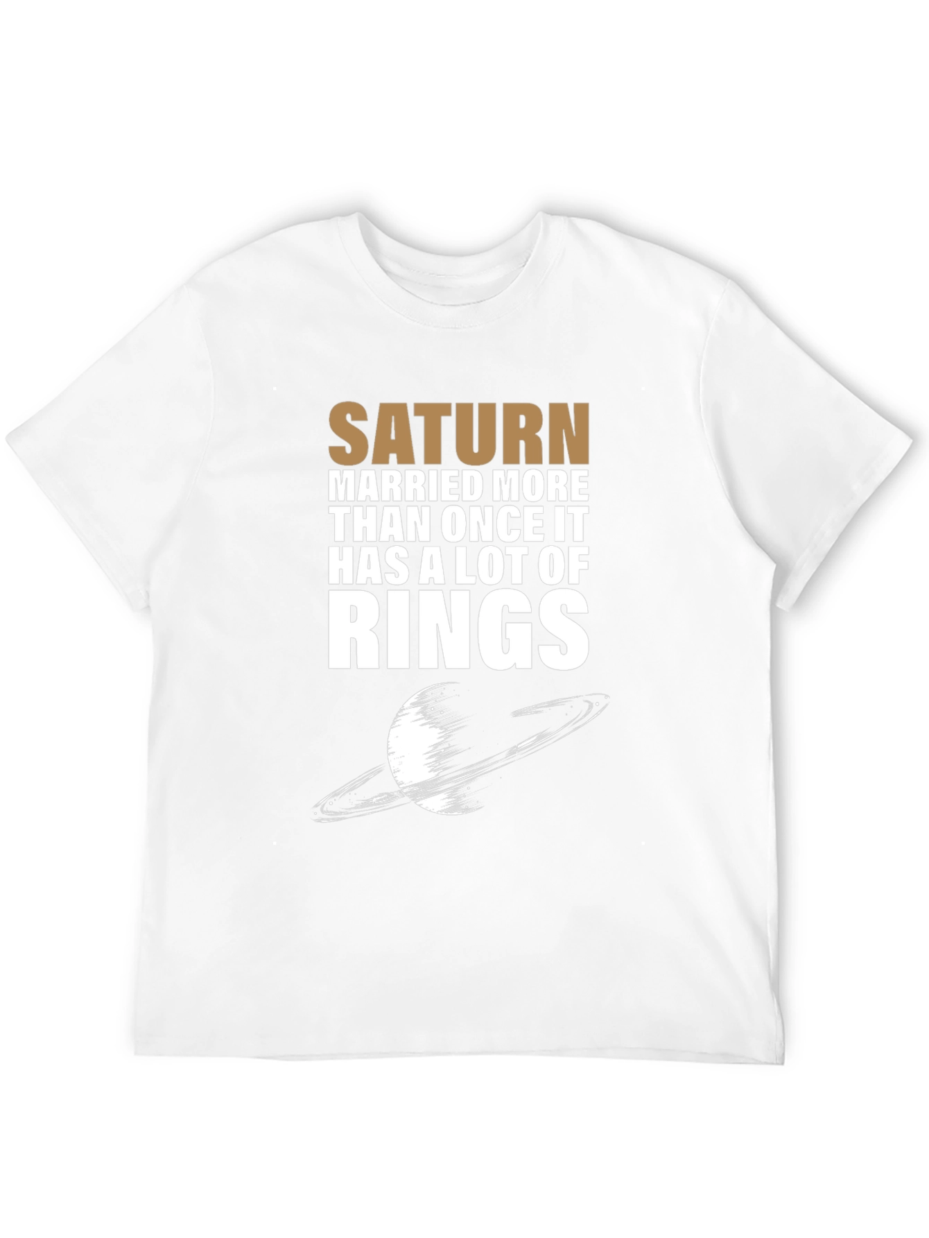 Saturn Rings Graphic Novelty T-Shirt
