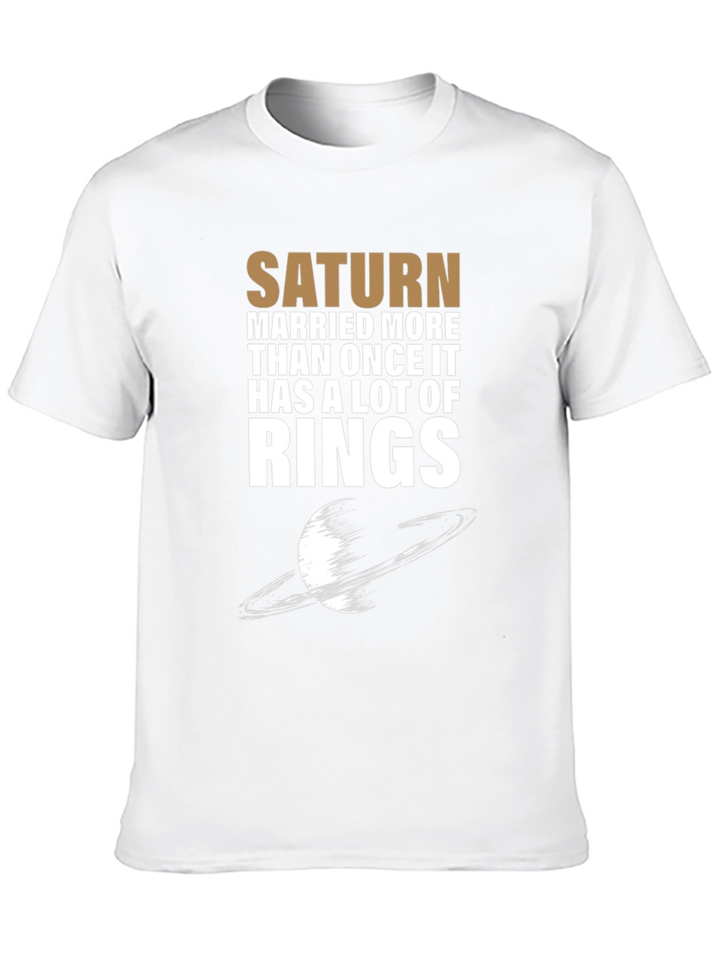 Saturn Rings Graphic Novelty T-Shirt