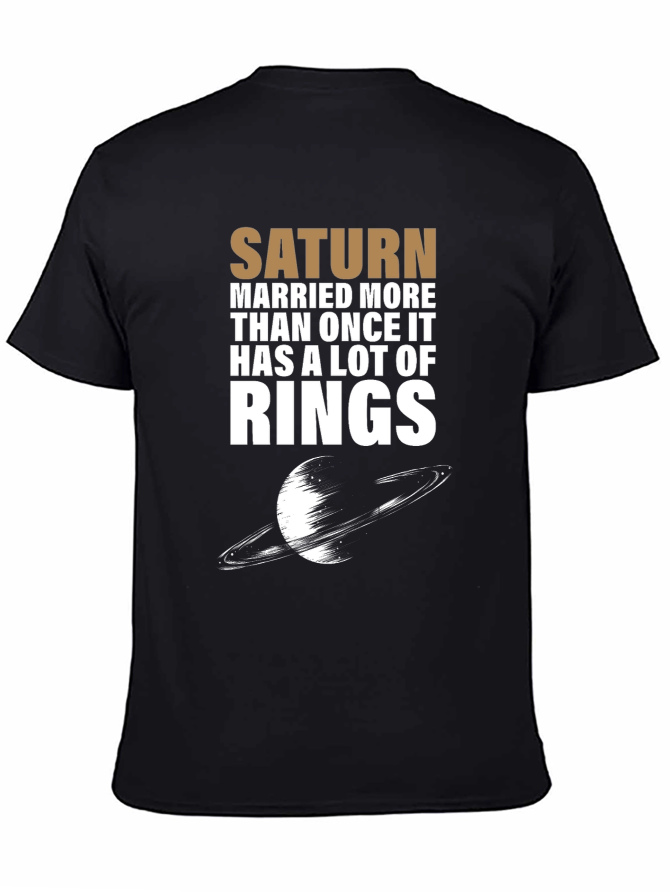 Saturn Rings Graphic Novelty T-Shirt