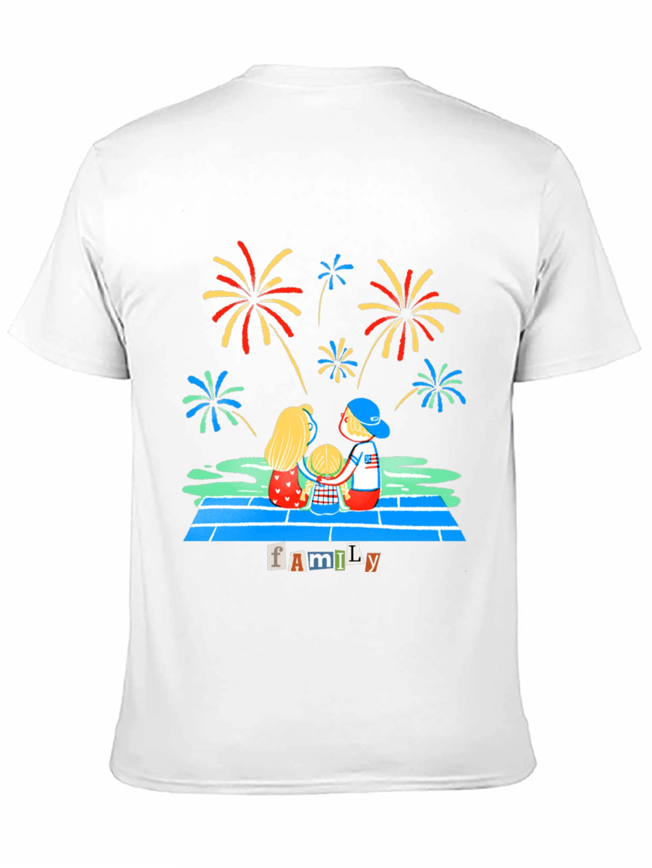 Family Fireworks Graphic Tee