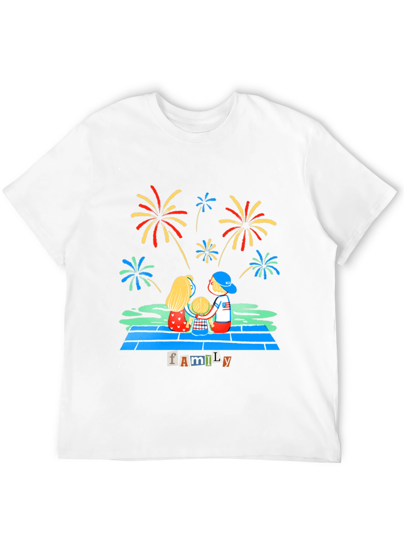 Family Fireworks Graphic Tee